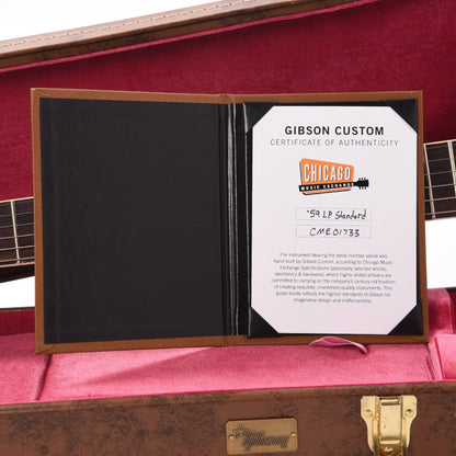 Gibson Custom Shop 1959 Les Paul Standard "CME Spec" Royal Tea Burst Gloss w/60 V2 Neck Electric Guitars / Solid Body