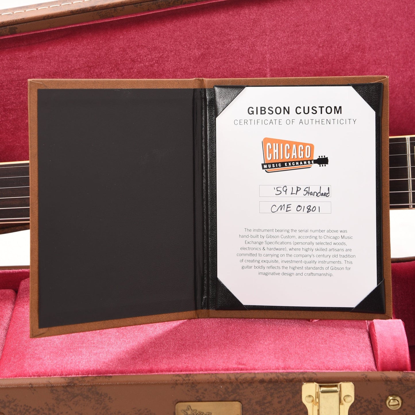 Gibson Custom Shop 1959 Les Paul Standard "CME Spec" Royal Tea Burst Gloss w/60 V2 Neck Electric Guitars / Solid Body