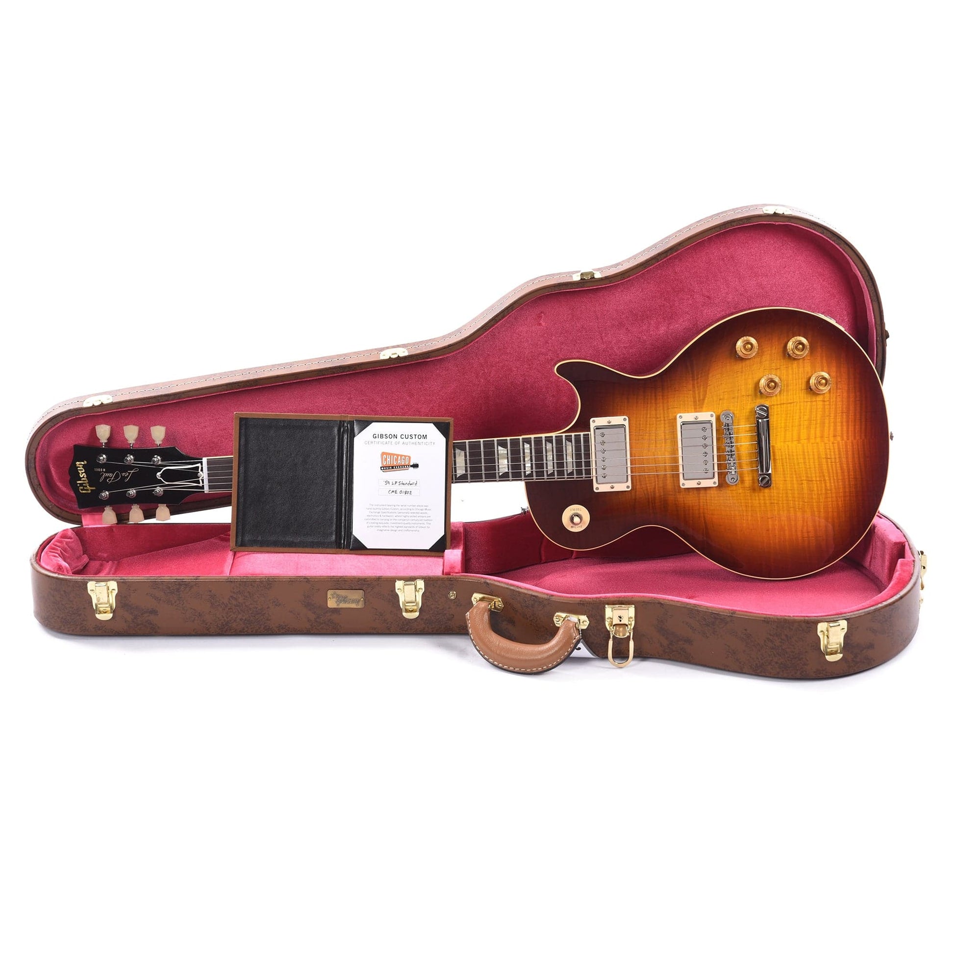 Gibson Custom Shop 1959 Les Paul Standard "CME Spec" Royal Tea Burst Gloss w/60 V2 Neck Electric Guitars / Solid Body