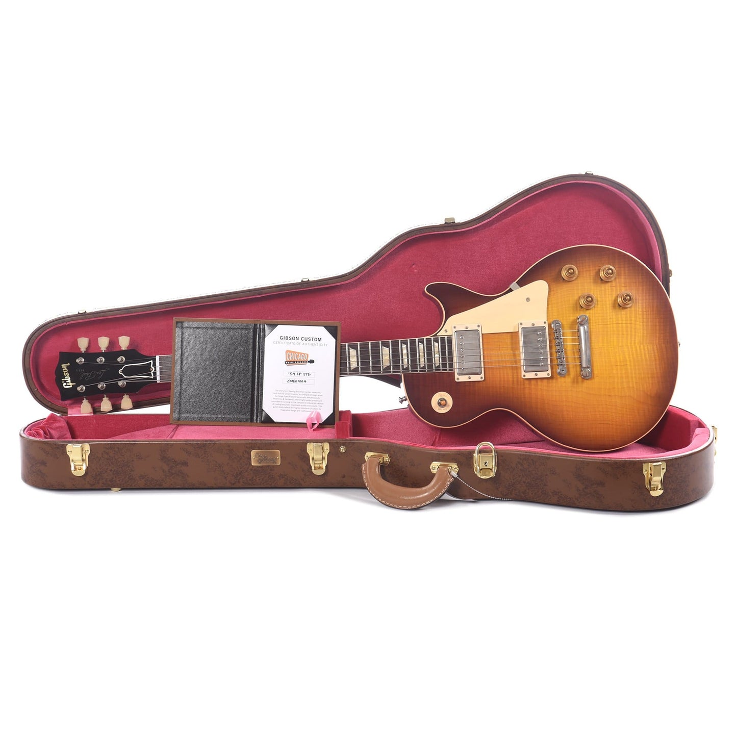 Gibson Custom Shop 1959 Les Paul Standard "CME Spec" Slow Iced Tea Fade VOS w/59 Carmelita Neck Electric Guitars / Solid Body