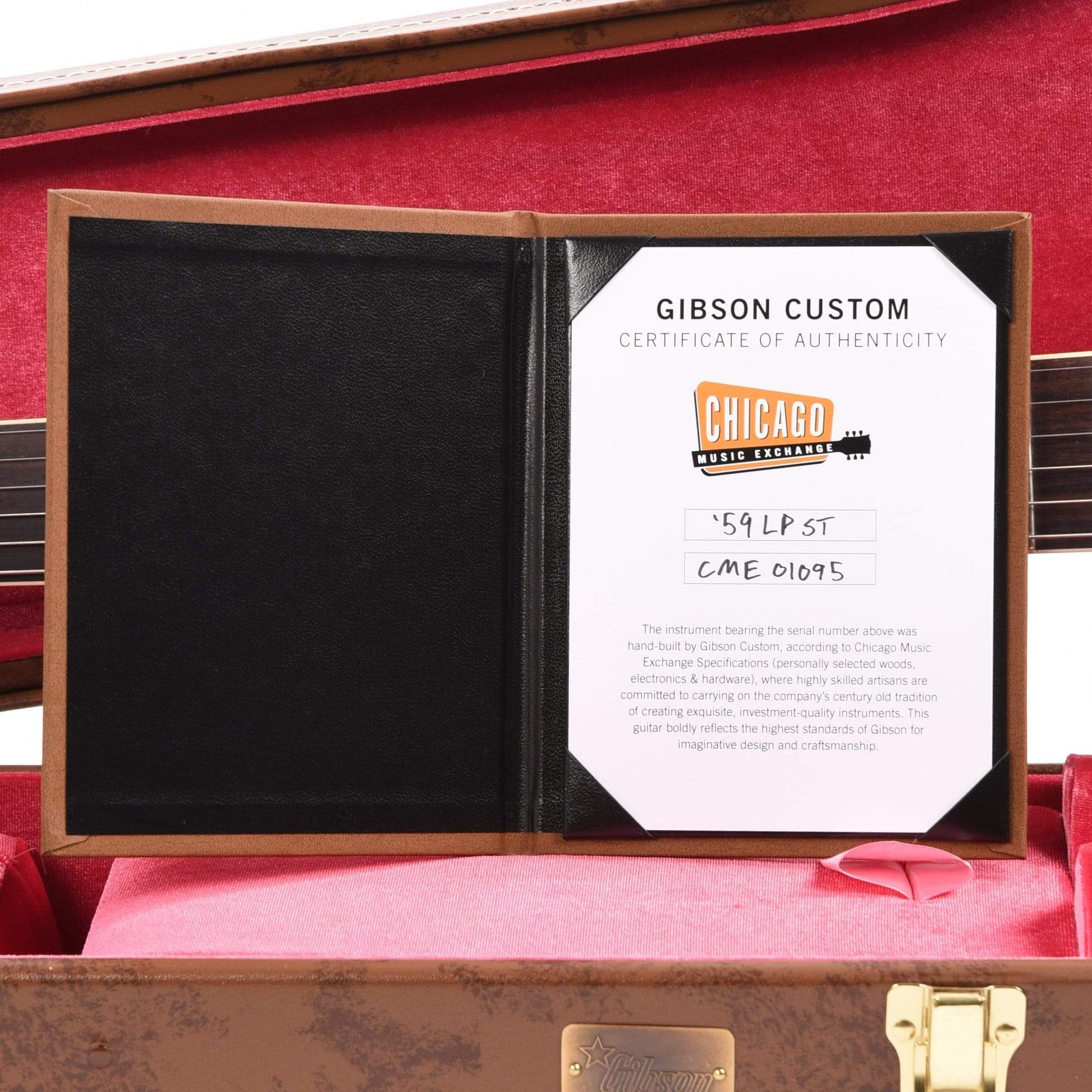 Gibson Custom Shop 1959 Les Paul Standard "CME Spec" Slow Iced Tea Fade VOS w/59 Carmelita Neck Electric Guitars / Solid Body