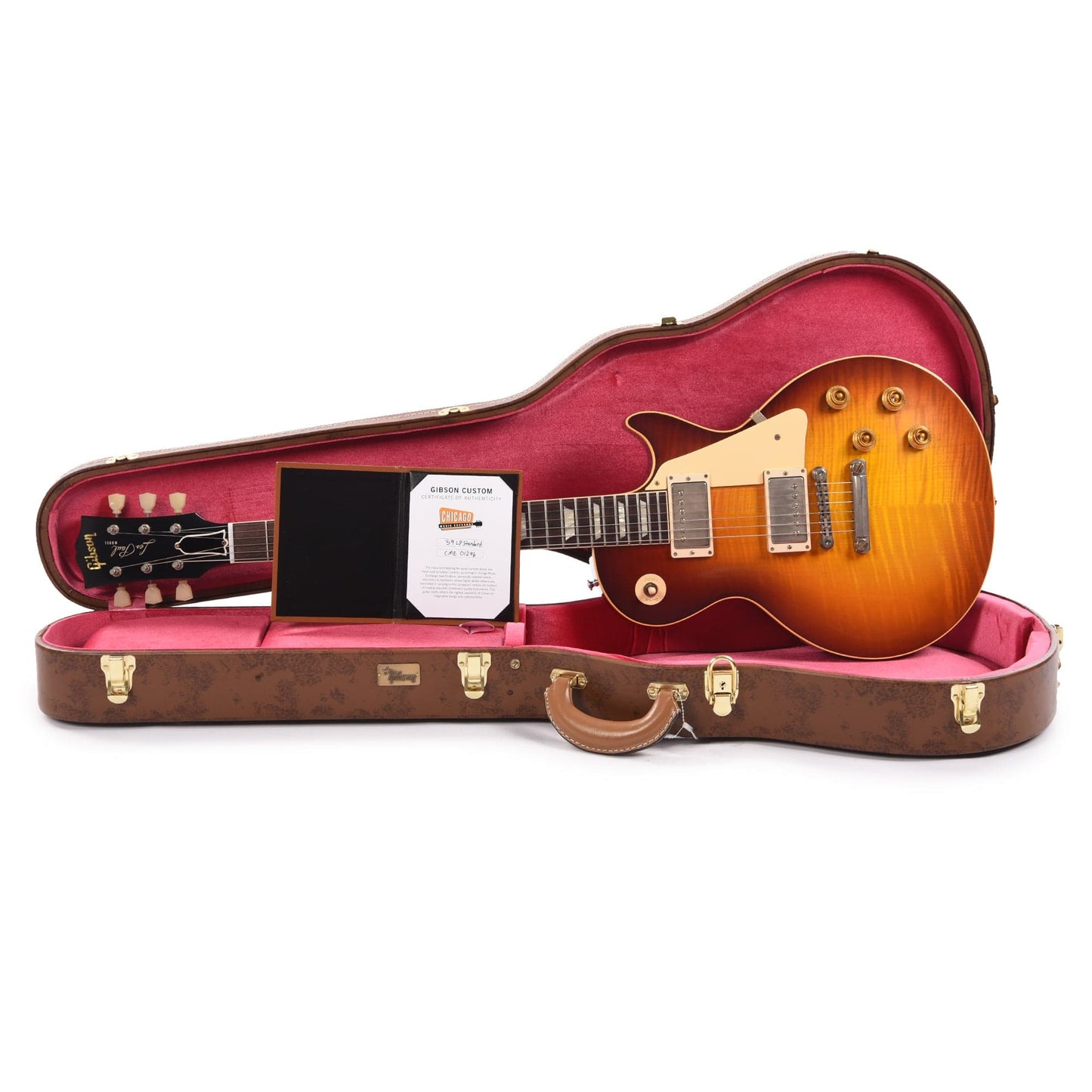 Gibson Custom Shop 1959 Les Paul Standard "CME Spec" Slow Iced Tea Fade VOS w/59 Carmelita Neck Electric Guitars / Solid Body