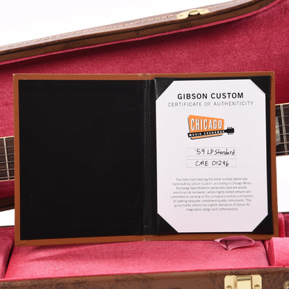 Gibson Custom Shop 1959 Les Paul Standard "CME Spec" Slow Iced Tea Fade VOS w/59 Carmelita Neck Electric Guitars / Solid Body