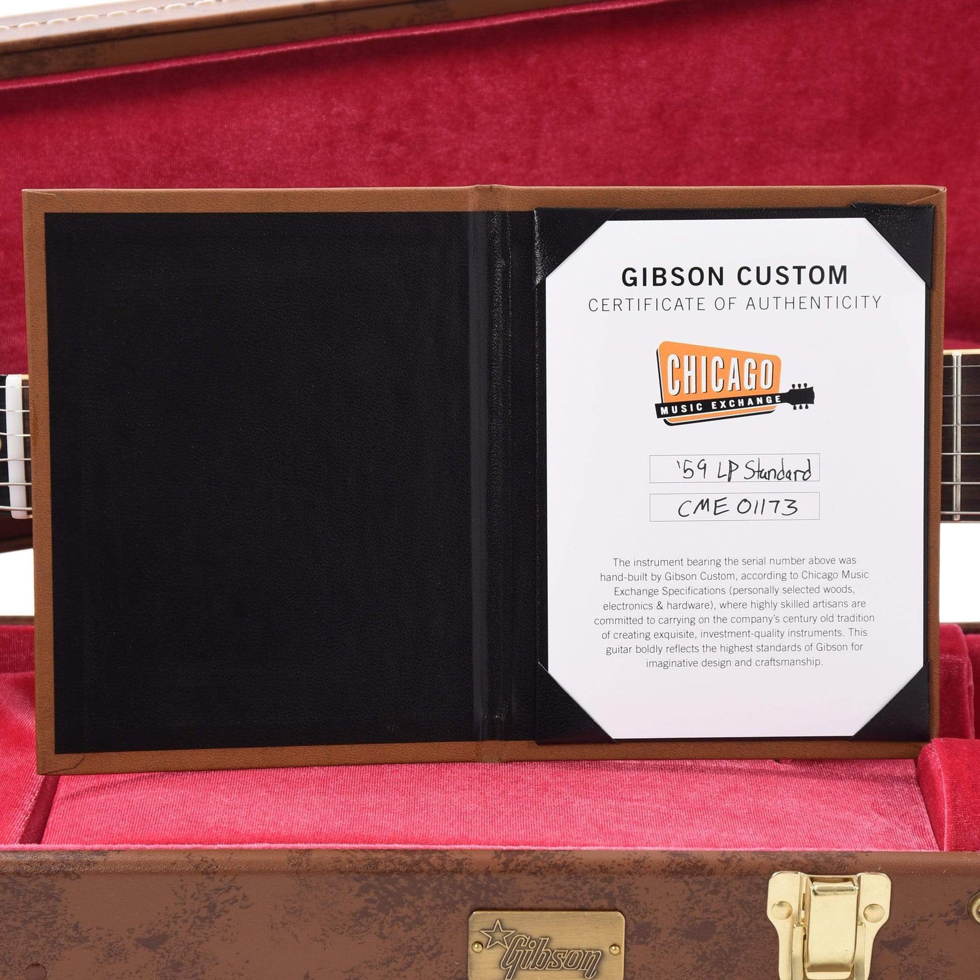 Gibson Custom Shop 1959 Les Paul Standard "CME Spec" Southern Fade VOS w/59 Carmelita Neck Electric Guitars / Solid Body