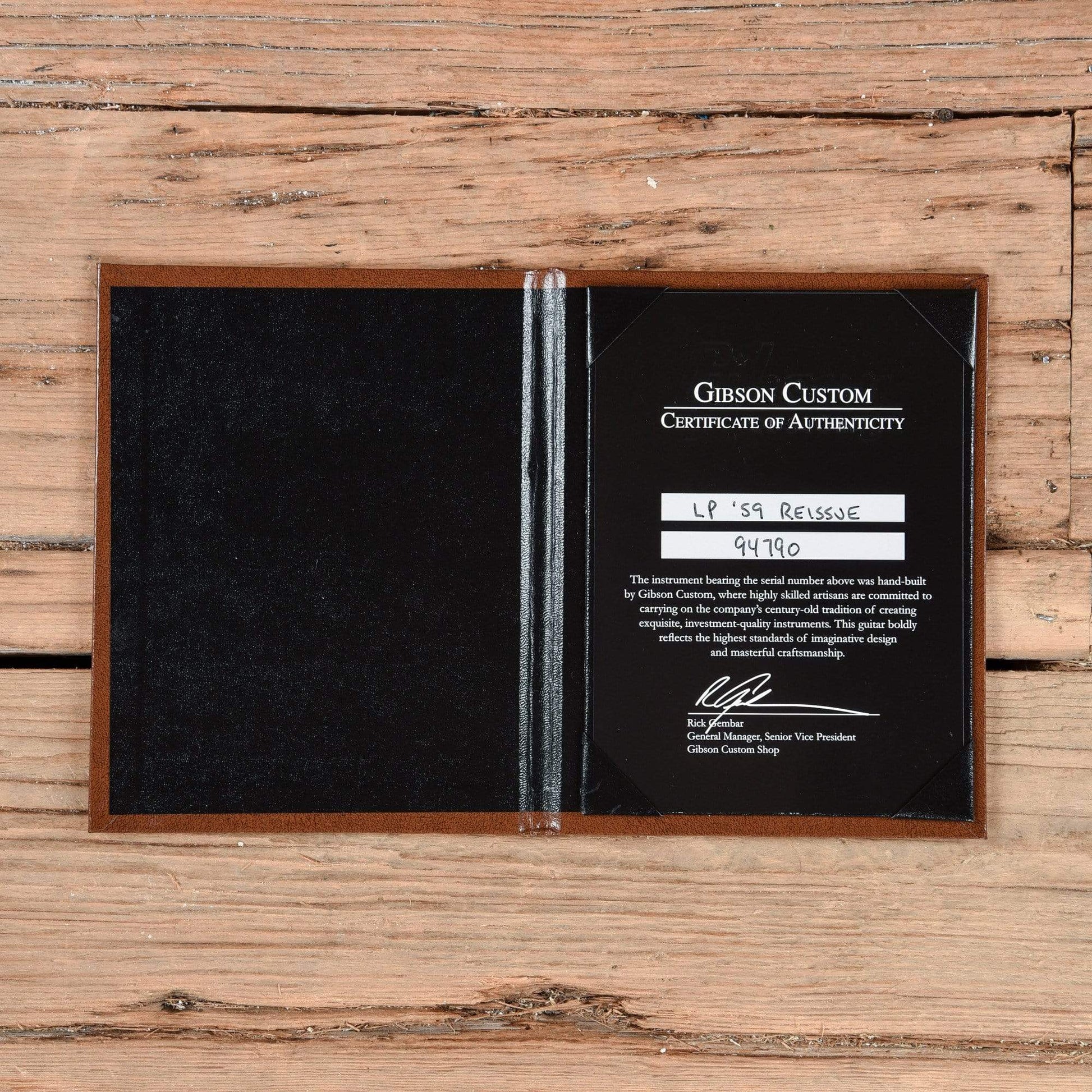 Gibson Custom Shop 1959 Les Paul Standard Cody Burst 2014 Electric Guitars / Solid Body