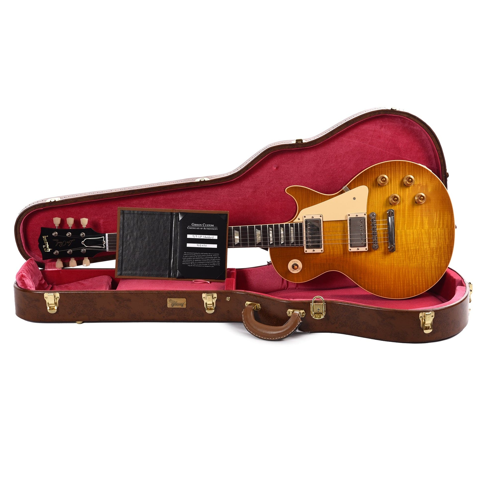 Gibson Custom Shop 1959 Les Paul Standard Reissue Dirty Lemon VOS Electric Guitars / Solid Body