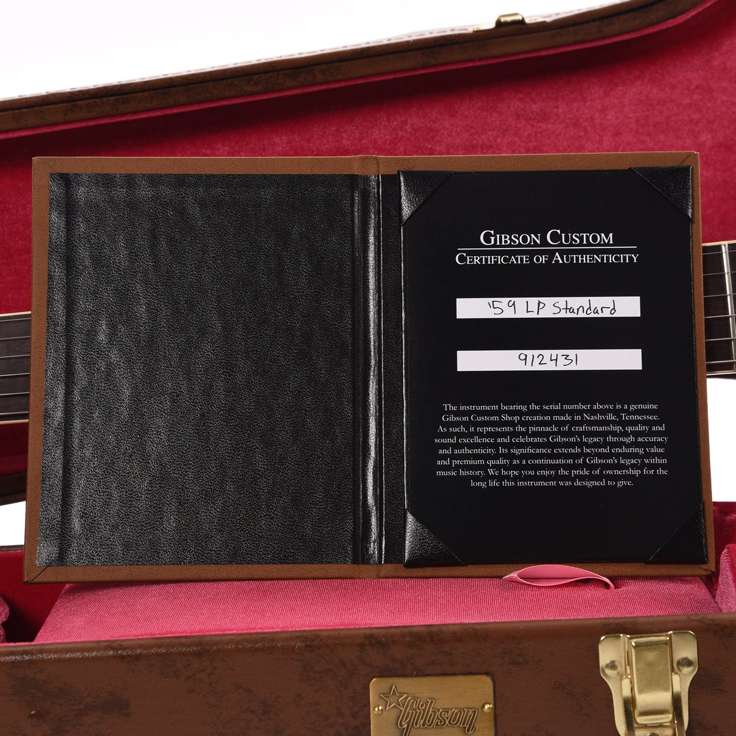 Gibson Custom Shop 1959 Les Paul Standard Reissue Dirty Lemon VOS Electric Guitars / Solid Body