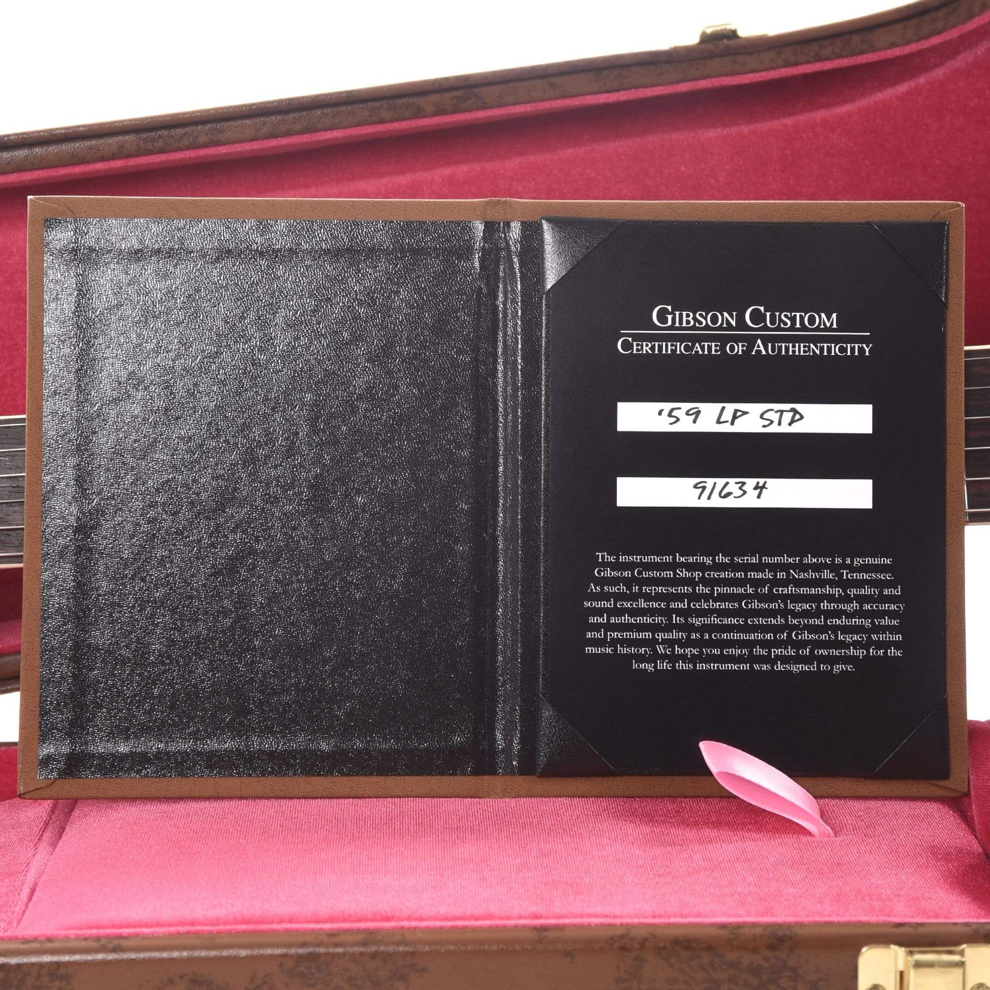 Gibson Custom Shop 1959 Les Paul Standard Reissue Dirty Lemon VOS Electric Guitars / Solid Body