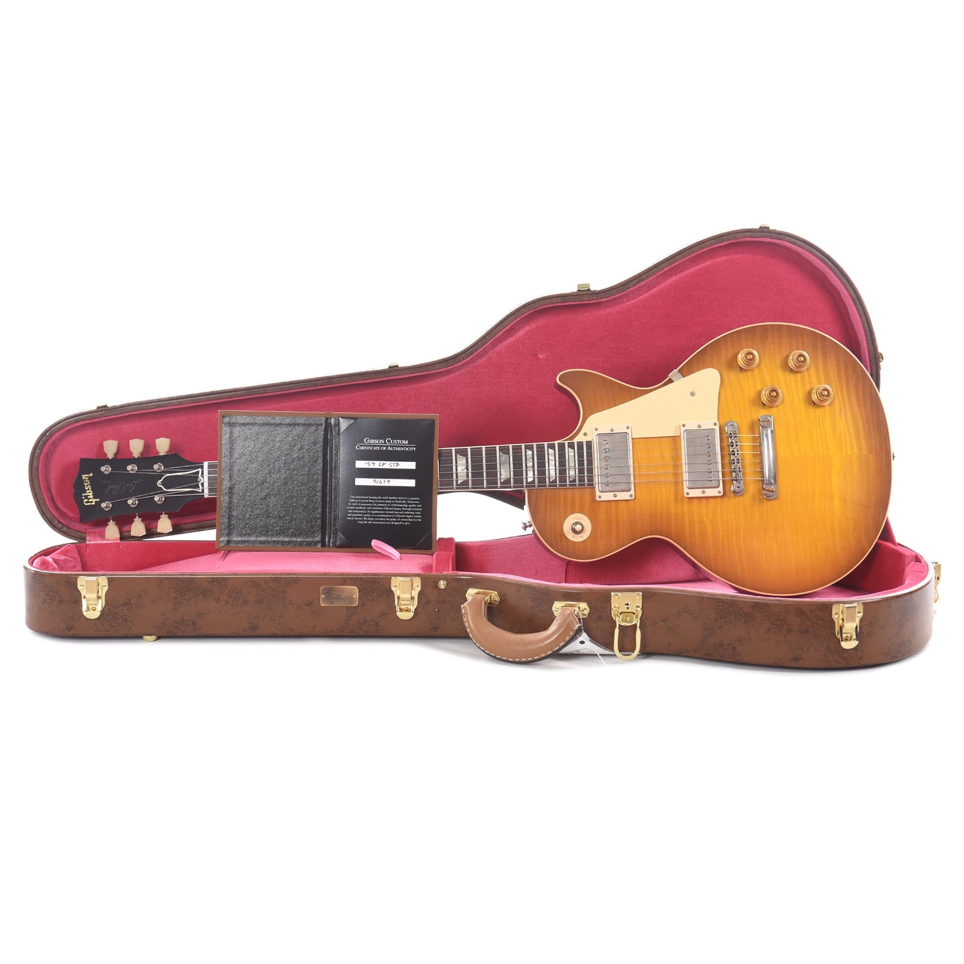 Gibson Custom Shop 1959 Les Paul Standard Reissue Dirty Lemon VOS Electric Guitars / Solid Body