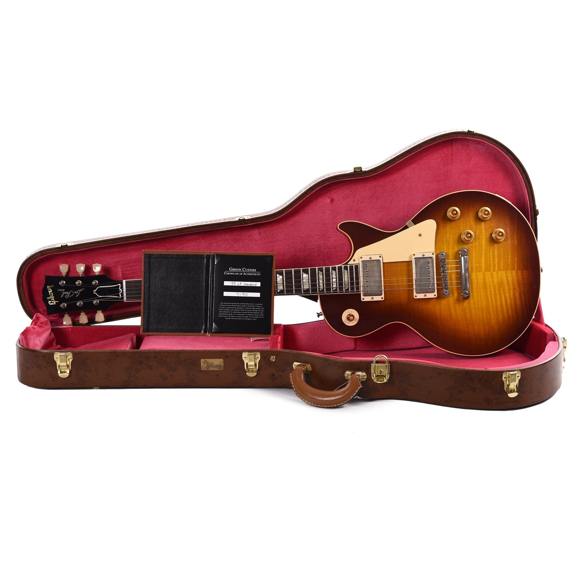Gibson Custom Shop 1959 Les Paul Standard Reissue Iced Tea Burst VOS Electric Guitars / Solid Body