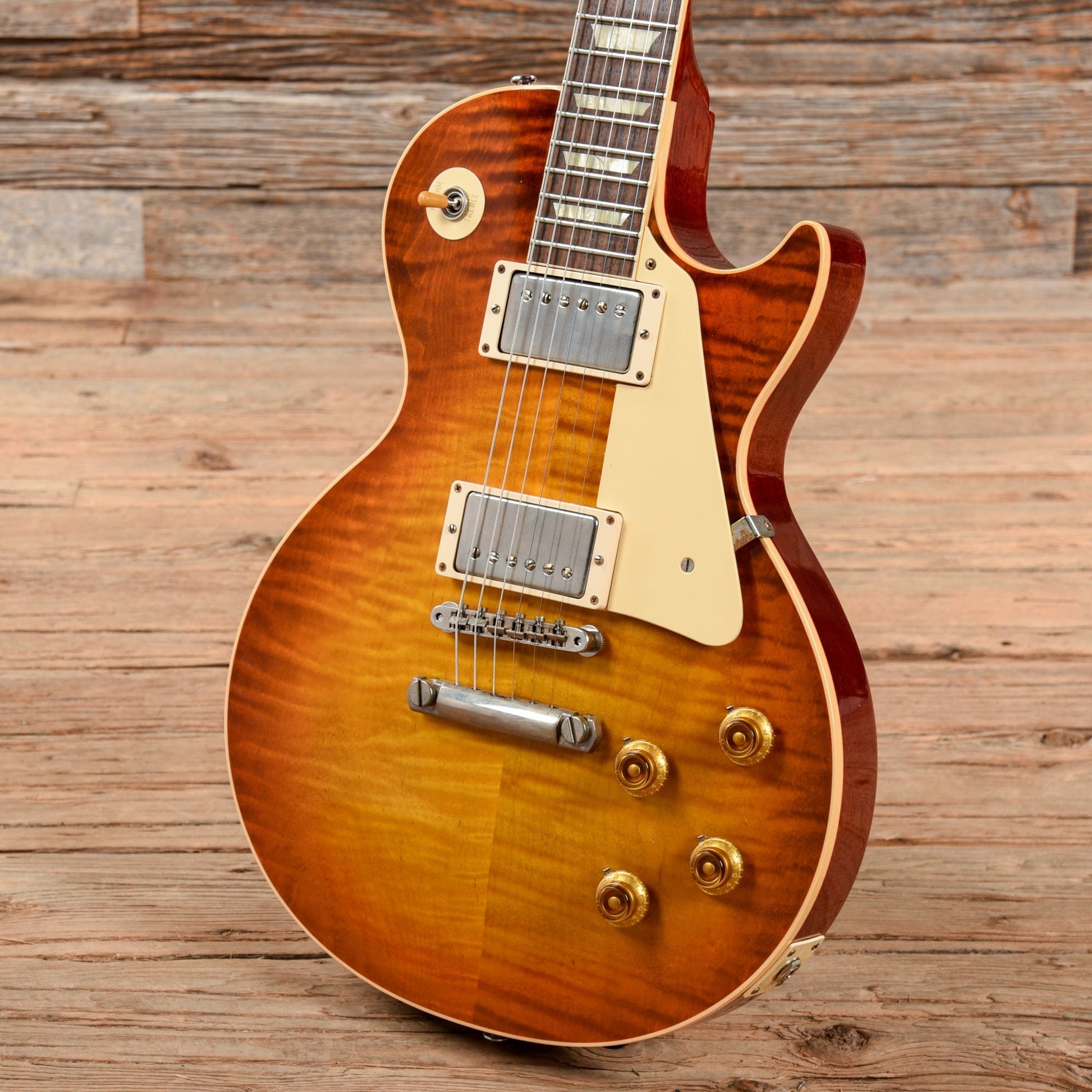 Gibson Custom Shop 1959 Les Paul Standard Reissue Murphy Painted 90's Burst Gloss 2019 Electric Guitars / Solid Body