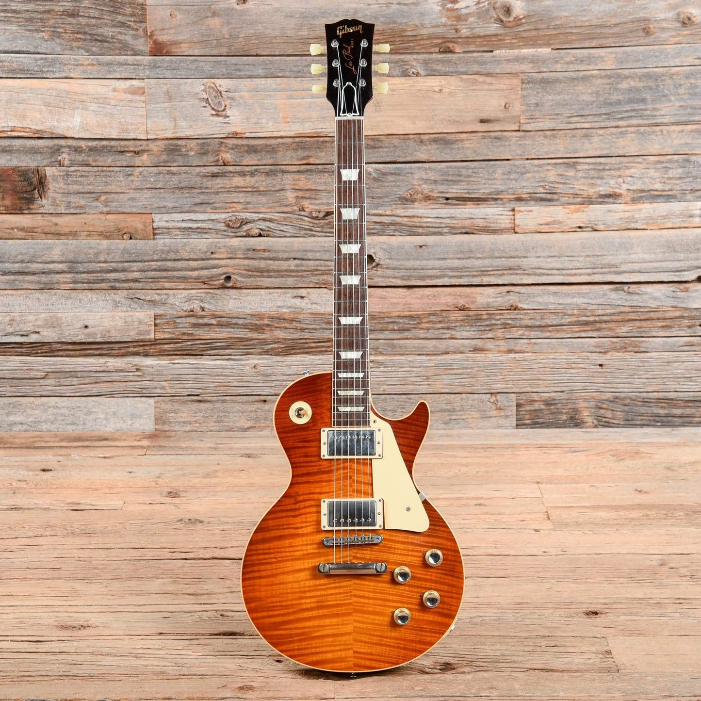 Gibson Custom Shop 1960 Les Paul Standard Aged Sunburst 2015 Electric Guitars / Solid Body