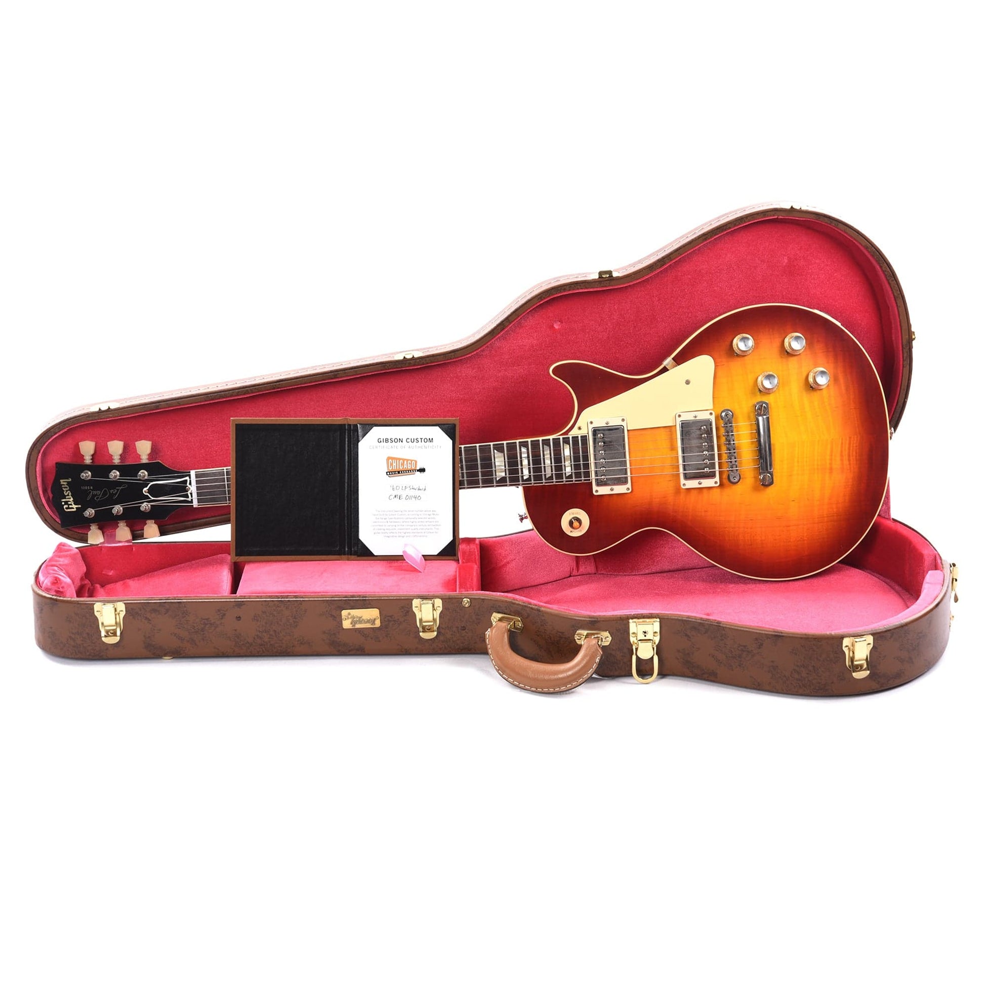 Gibson Custom Shop 1960 Les Paul Standard "CME Spec" Chambered Heritage Cherry Sunburst VOS w/Lightweight Back Electric Guitars / Solid Body