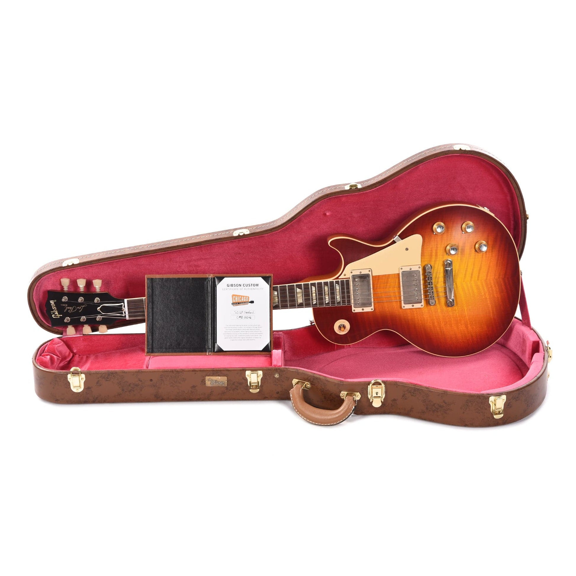 Gibson Custom Shop 1960 Les Paul Standard "CME Spec" Chambered Heritage Cherry Sunburst VOS w/Lightweight Back Electric Guitars / Solid Body