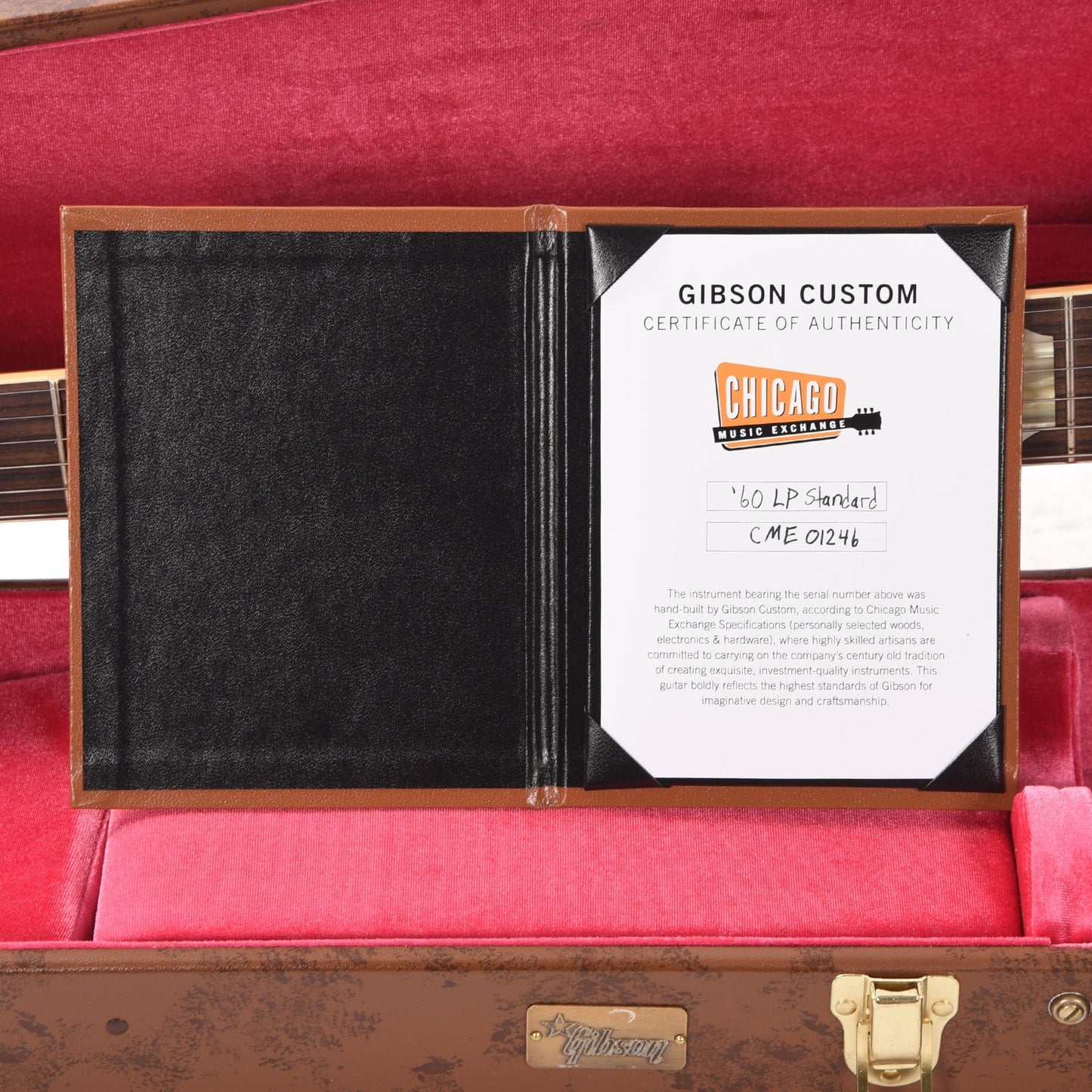 Gibson Custom Shop 1960 Les Paul Standard "CME Spec" Chambered Heritage Cherry Sunburst VOS w/Lightweight Back Electric Guitars / Solid Body