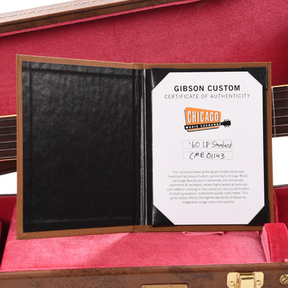 Gibson Custom Shop 1960 Les Paul Standard "CME Spec" Heritage Cherry Sunburst VOS w/Scarface Neck Electric Guitars / Solid Body