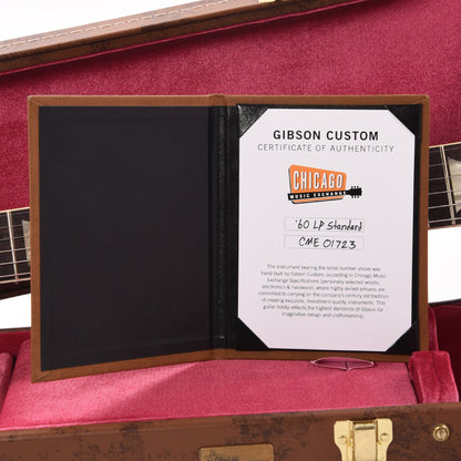 Gibson Custom Shop 1960 Les Paul Standard "CME Spec" Washed Bourbon Burst VOS w/60 V2 Neck Electric Guitars / Solid Body