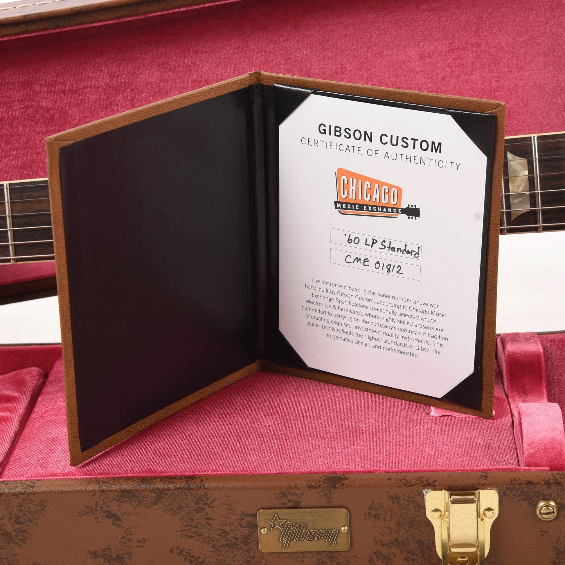 Gibson Custom Shop 1960 Les Paul Standard "CME Spec" Washed Bourbon Burst VOS w/60 V2 Neck Electric Guitars / Solid Body