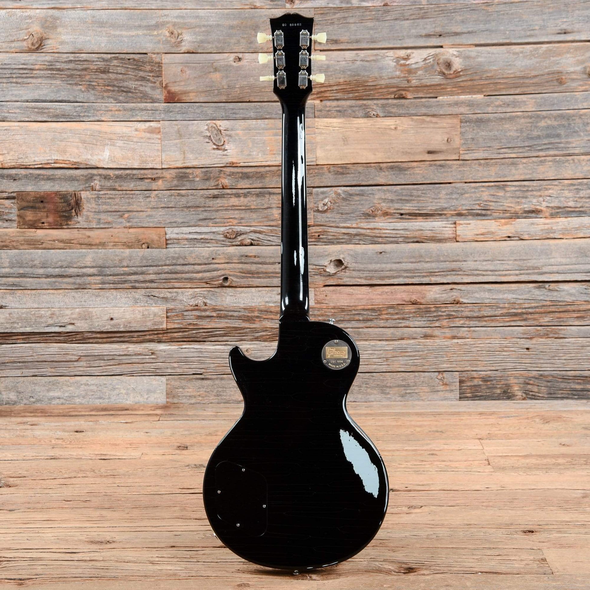 Gibson Custom Shop 1960 Les Paul Standard Lightly Aged Black Over Frost Blue 2016 Electric Guitars / Solid Body