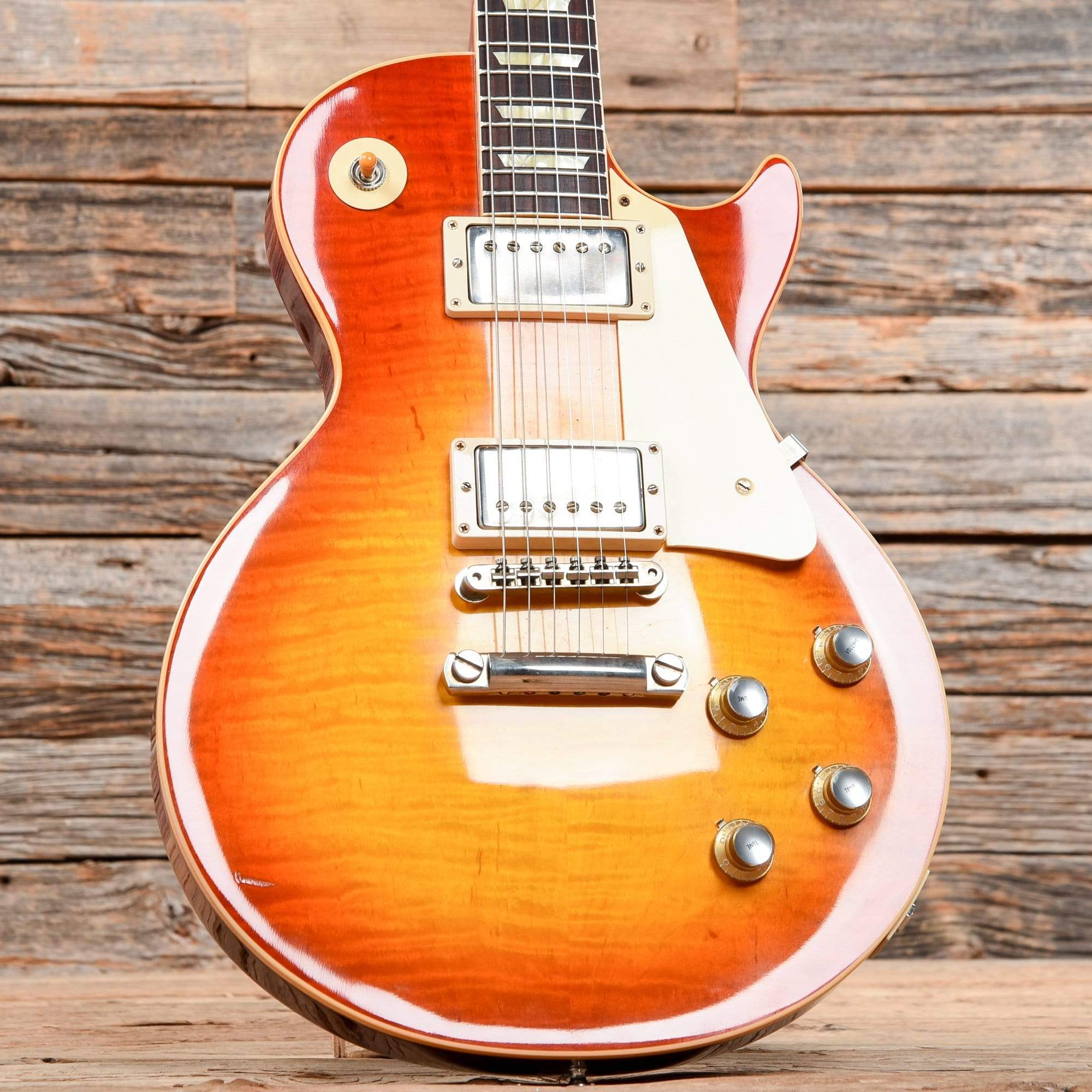 Gibson Custom Shop 1960 Les Paul Standard Washed Cherry Sunburst 2019 Electric Guitars / Solid Body