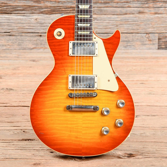 Gibson Custom Shop 1960 Les Paul Standard Washed Cherry Sunburst 2019 Electric Guitars / Solid Body