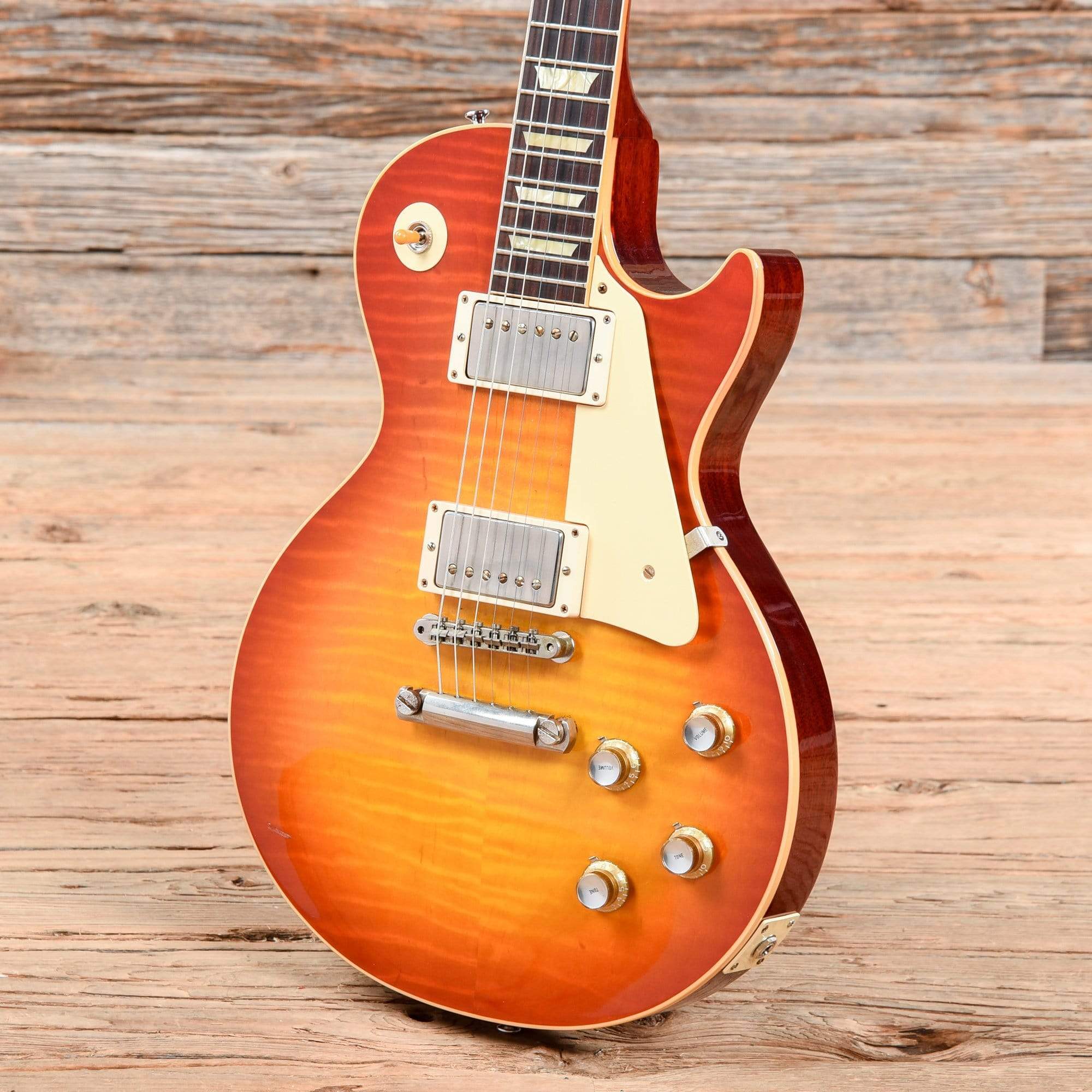Gibson Custom Shop 1960 Les Paul Standard Washed Cherry Sunburst 2019 Electric Guitars / Solid Body