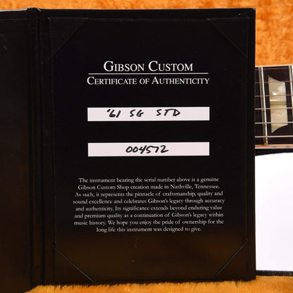 Gibson Custom Shop 1961 Les Paul SG Standard Reissue Cherry Red VOS Electric Guitars / Solid Body