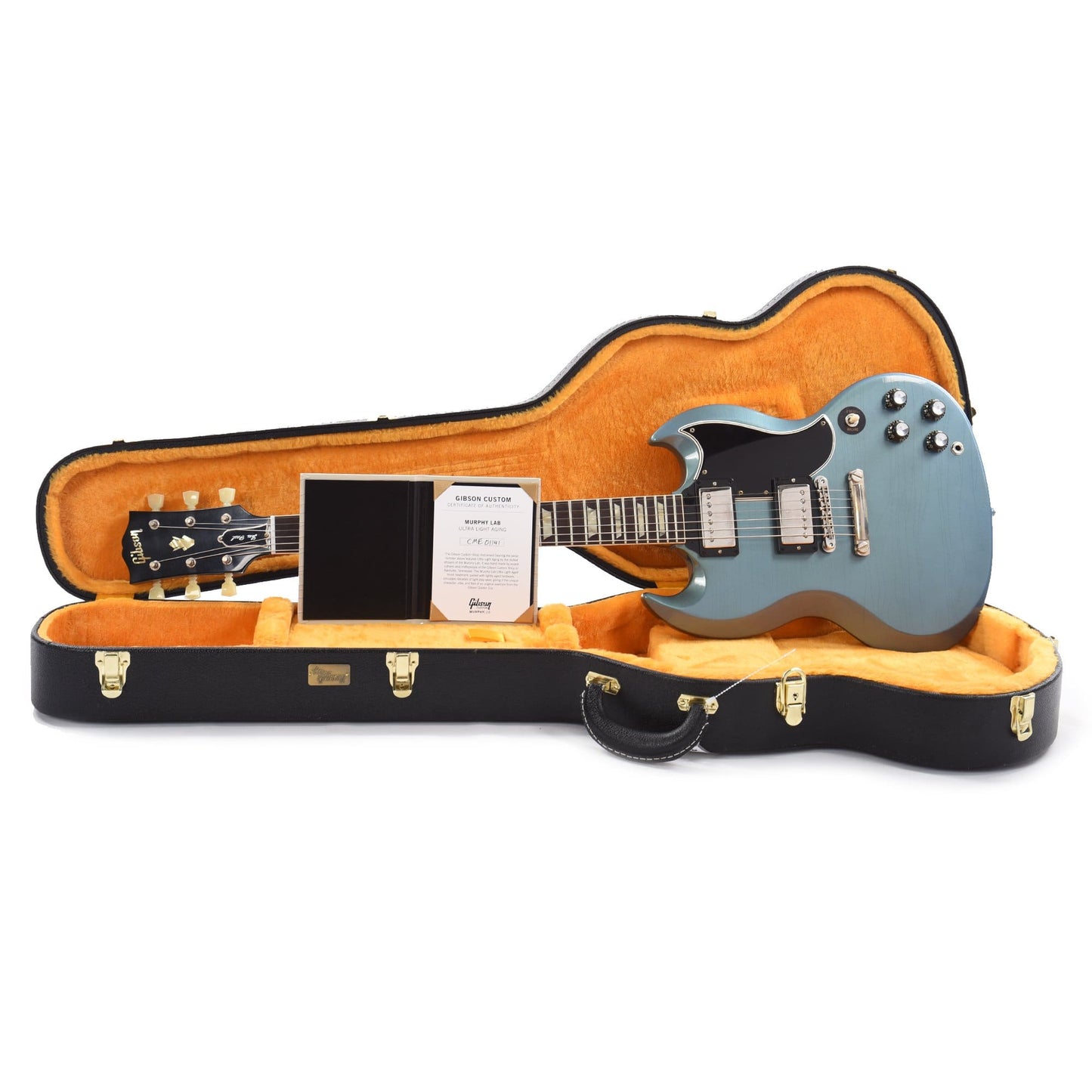 Gibson Custom Shop 1961 SG Standard Reissue "CME Spec" Heavy Antique Pelham Blue Murphy Lab Ultra Light Aged Electric Guitars / Solid Body