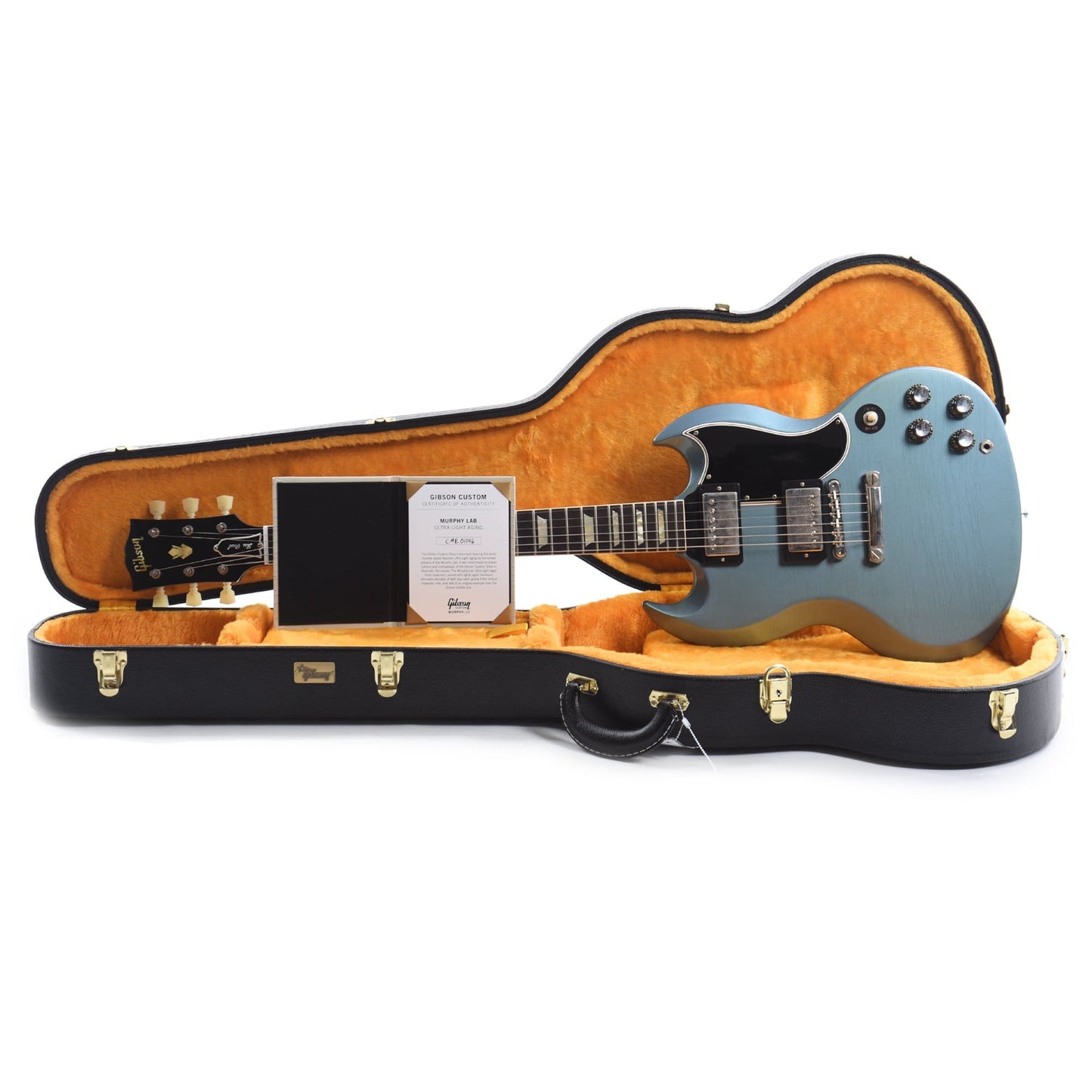 Gibson Custom Shop 1961 SG Standard Reissue "CME Spec" Heavy Antique Pelham Blue Murphy Lab Ultra Light Aged Electric Guitars / Solid Body