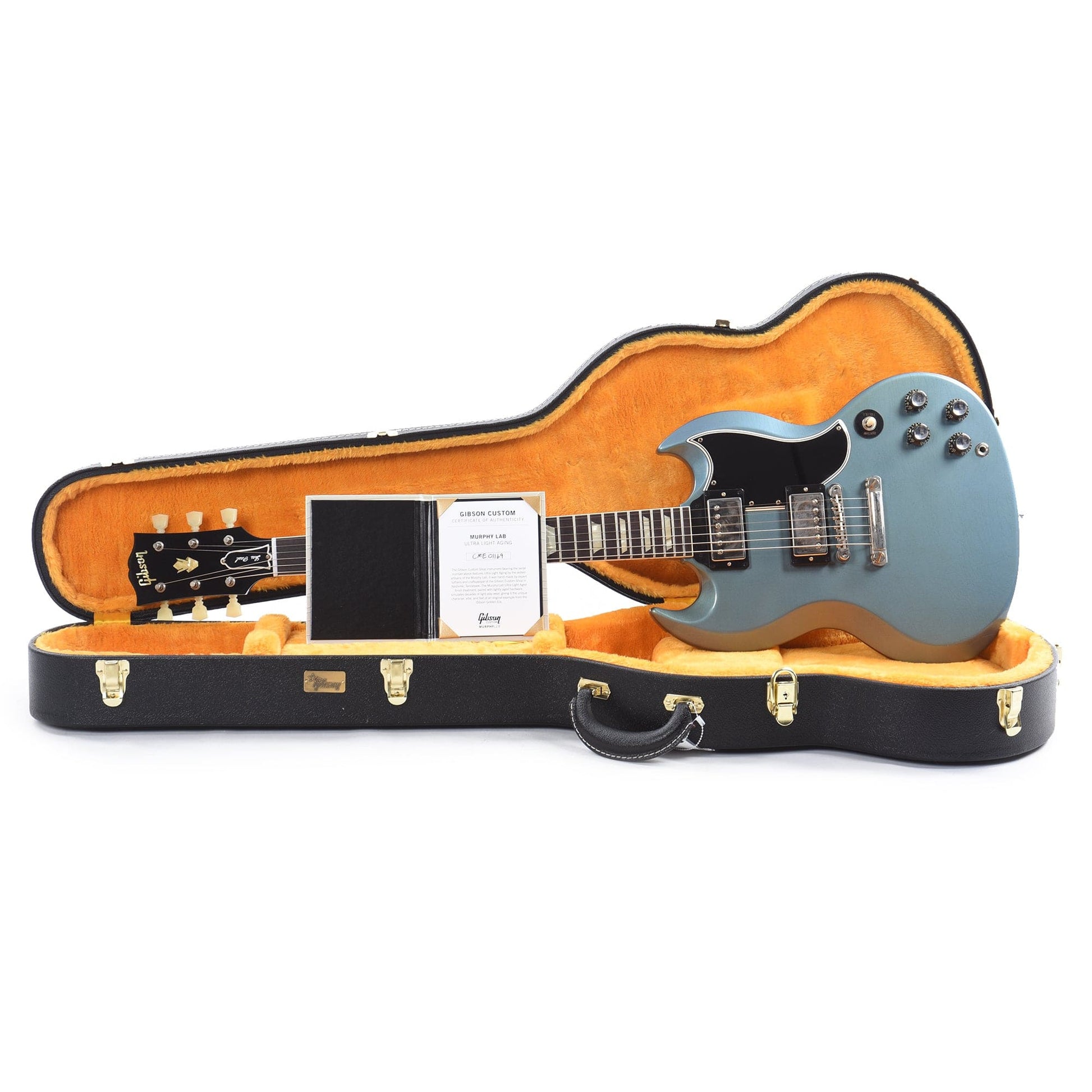 Gibson Custom Shop 1961 SG Standard Reissue "CME Spec" Heavy Antique Pelham Blue Murphy Lab Ultra Light Aged Electric Guitars / Solid Body