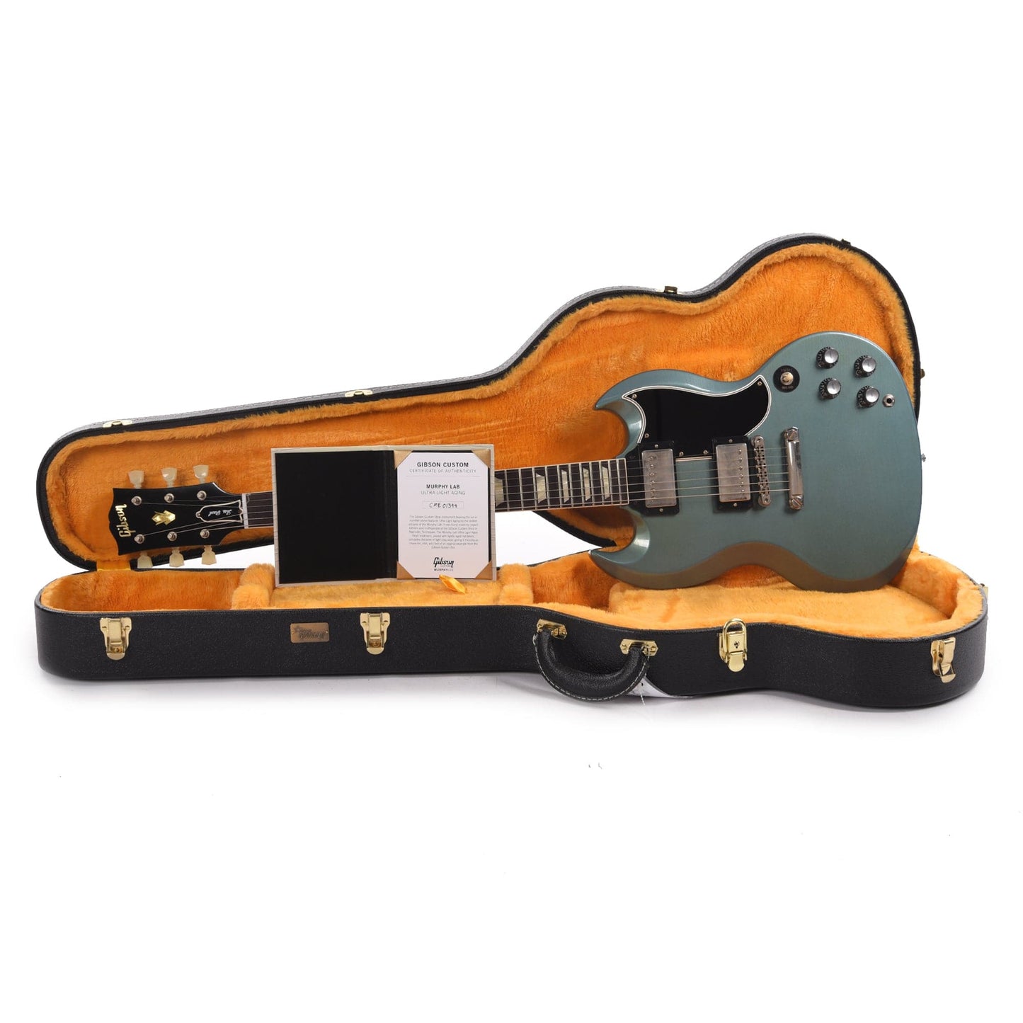 Gibson Custom Shop 1961 SG Standard Reissue "CME Spec" Heavy Antique Pelham Blue Murphy Lab Ultra Light Aged Electric Guitars / Solid Body