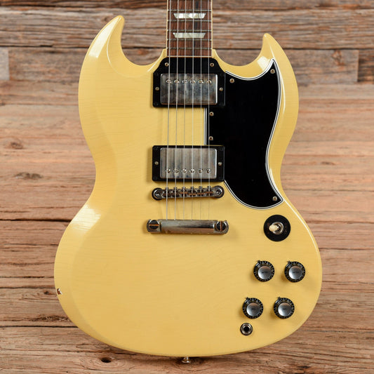 Gibson Custom Shop 1961 SG Standard Reissue "CME Spec" Heavy Antique Polaris White Murphy Lab Ultra Light Aged Electric Guitars / Solid Body