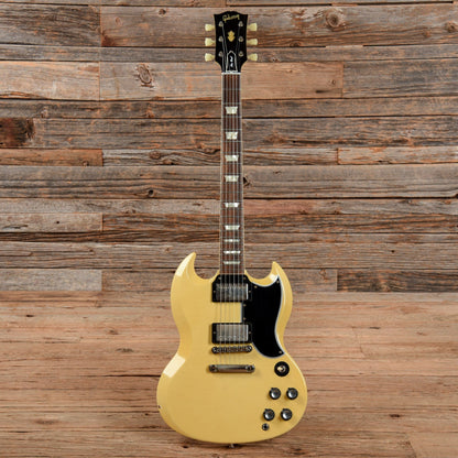 Gibson Custom Shop 1961 SG Standard Reissue "CME Spec" Heavy Antique Polaris White Murphy Lab Ultra Light Aged Electric Guitars / Solid Body