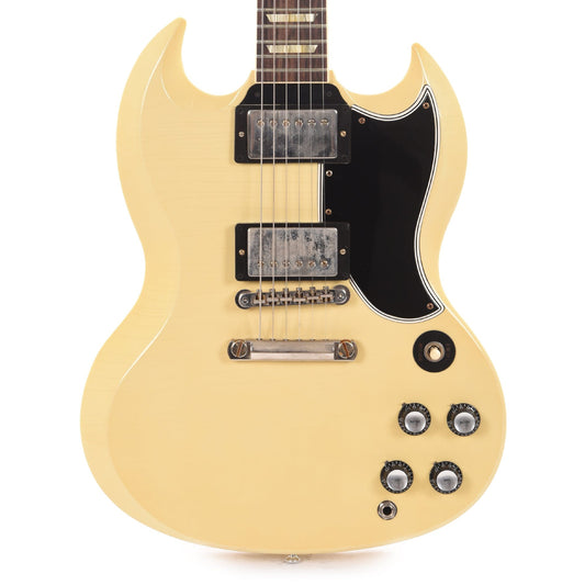 Gibson Custom Shop 1961 SG Standard Reissue "CME Spec" Heavy Antique Polaris White Murphy Lab Ultra Light Aged Electric Guitars / Solid Body