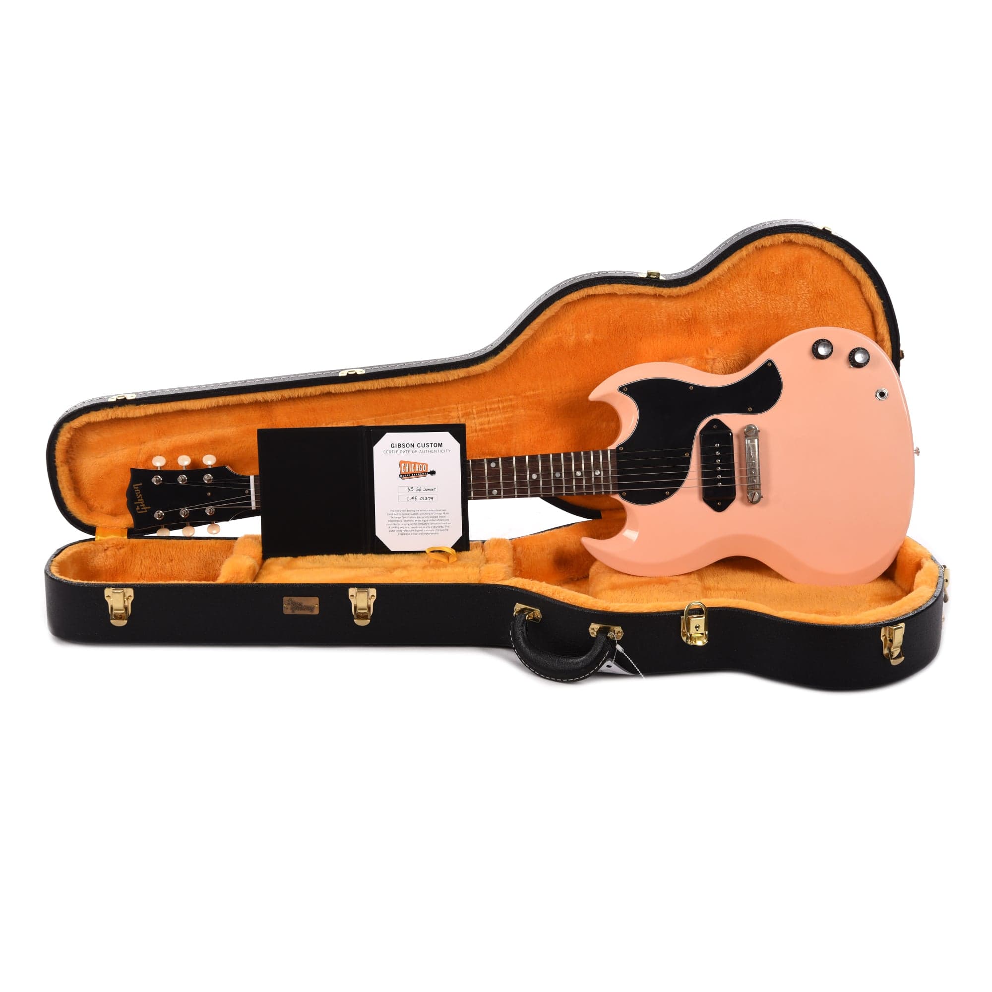 Gibson Custom Shop 1963 SG Junior Reissue Antique Shell Pink VOS Electric Guitars / Solid Body