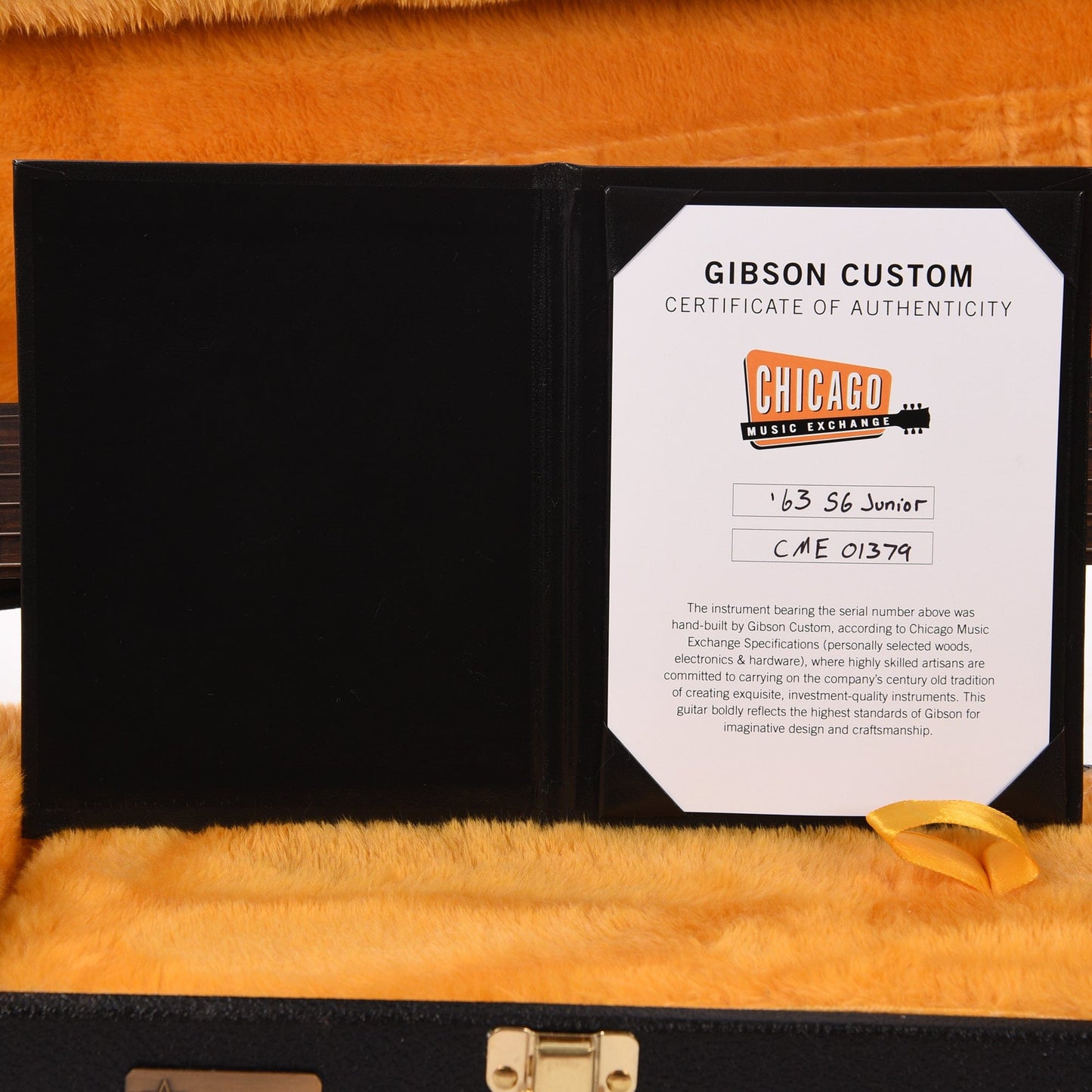 Gibson Custom Shop 1963 SG Junior Reissue Antique Shell Pink VOS Electric Guitars / Solid Body