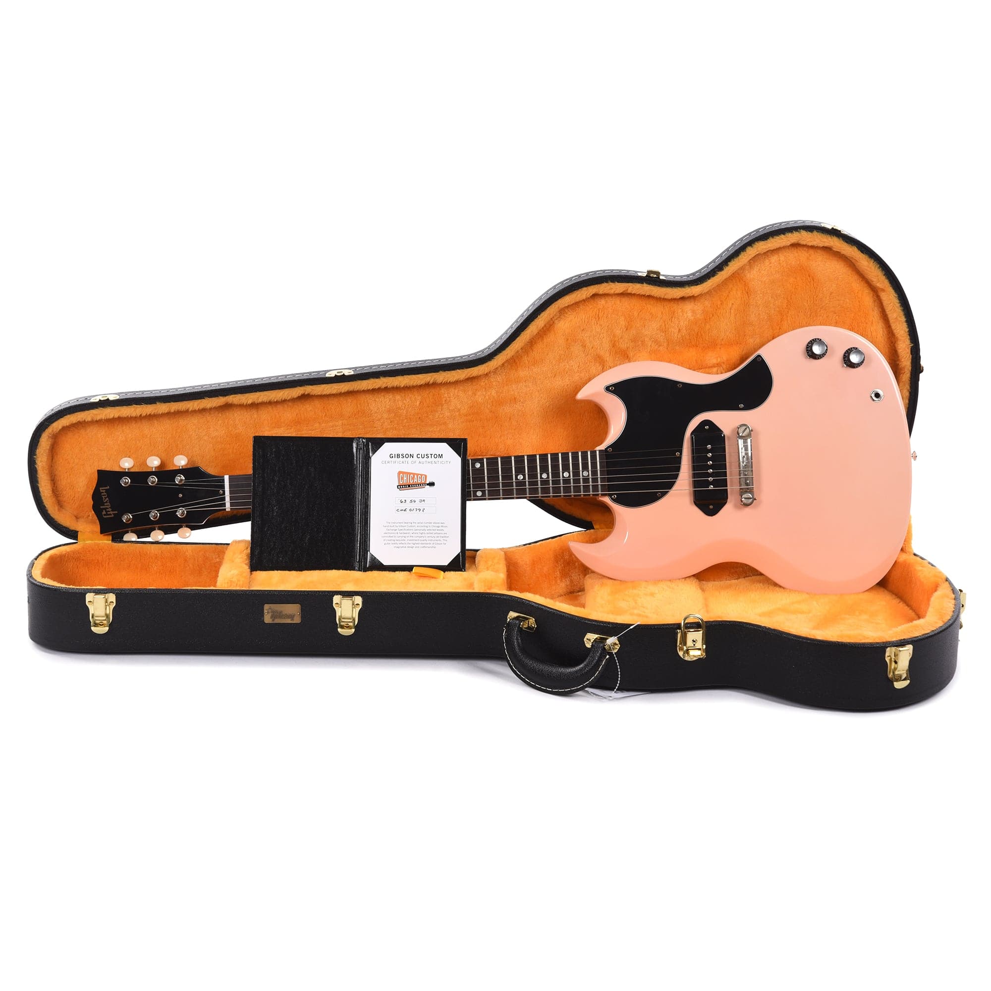 Gibson Custom Shop 1963 SG Junior Reissue Antique Shell Pink VOS Electric Guitars / Solid Body