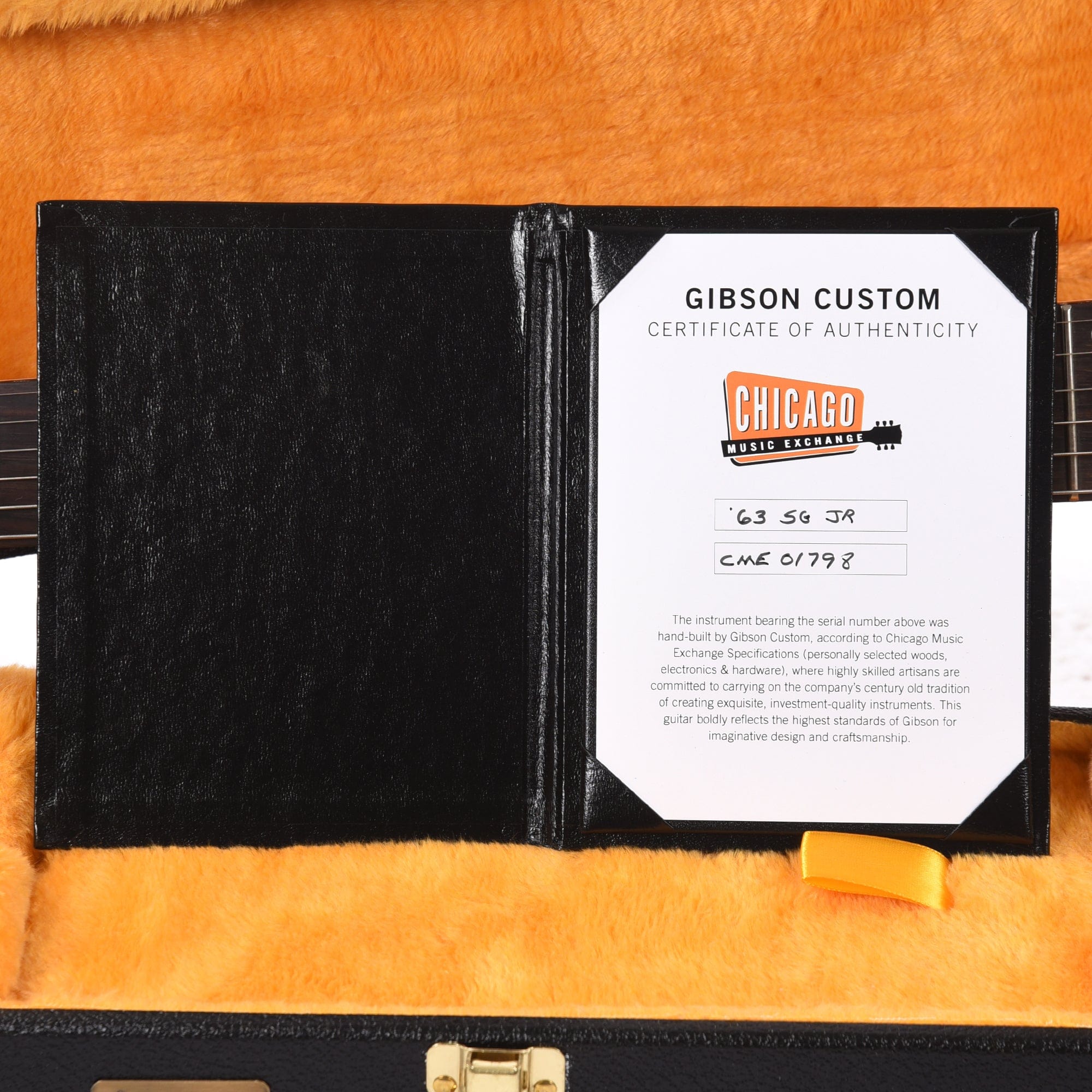 Gibson Custom Shop 1963 SG Junior Reissue Antique Shell Pink VOS Electric Guitars / Solid Body