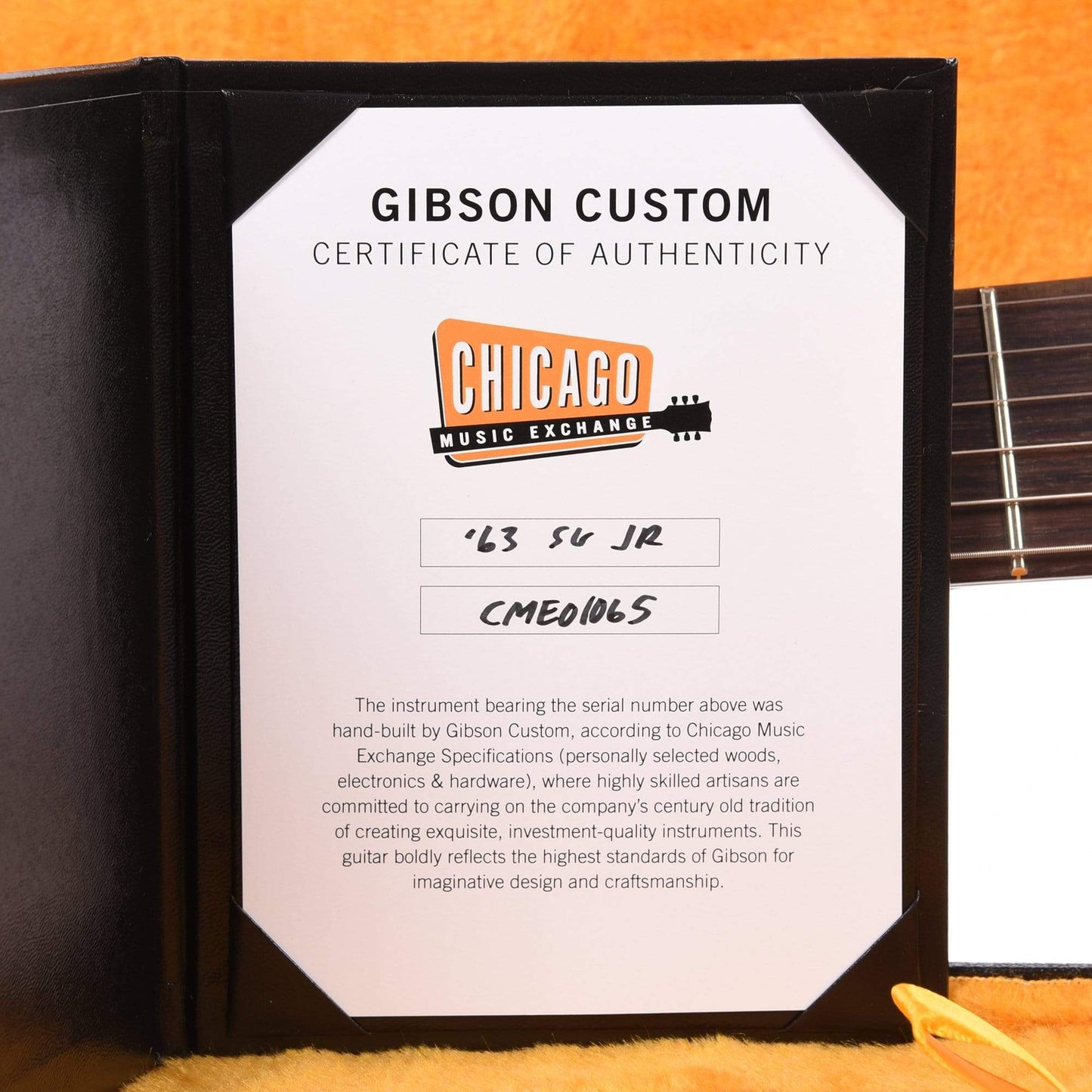 Gibson Custom Shop 1963 SG Junior Reissue "CME Spec" Antique Shell Pink VOS Electric Guitars / Solid Body