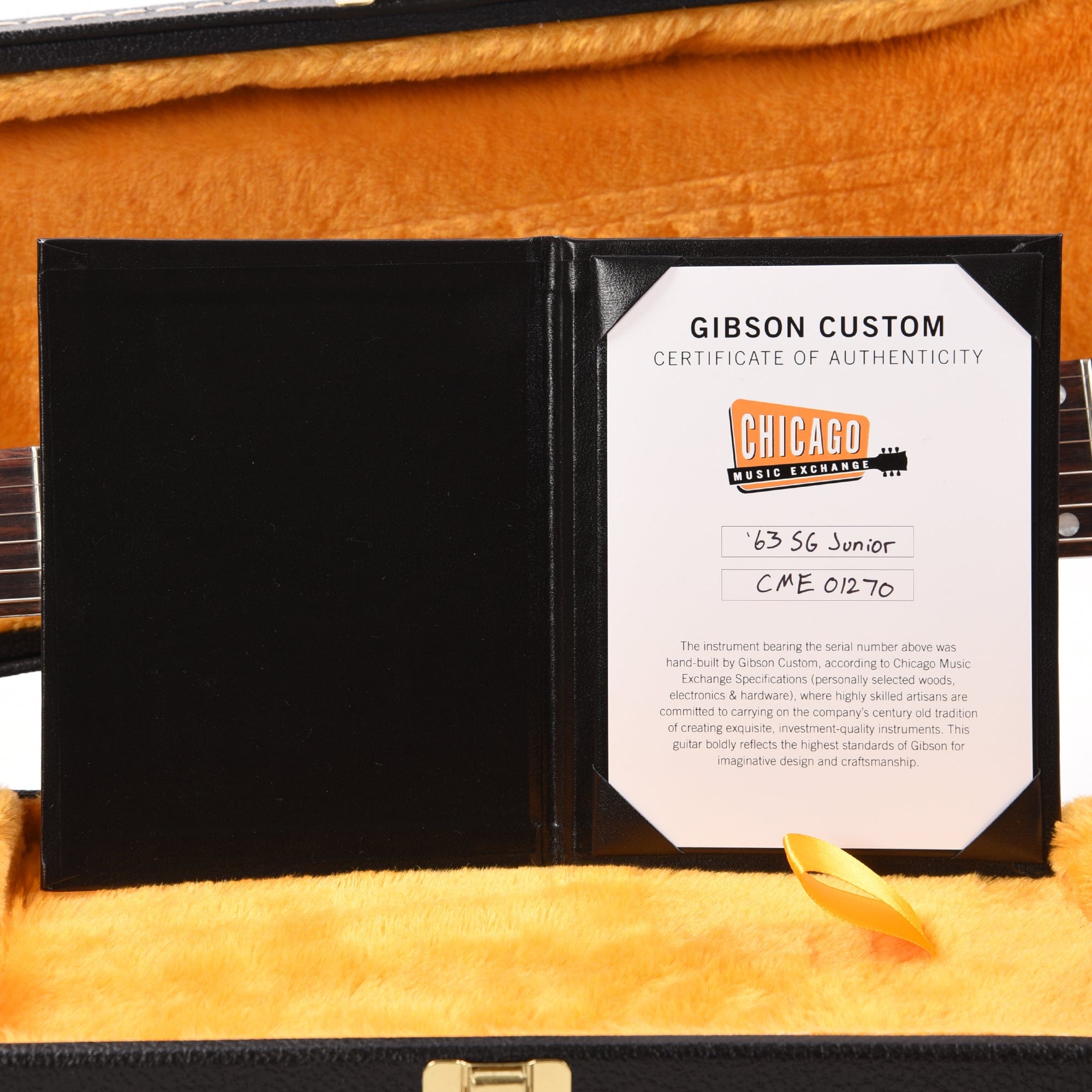 Gibson Custom Shop 1963 SG Junior Reissue 