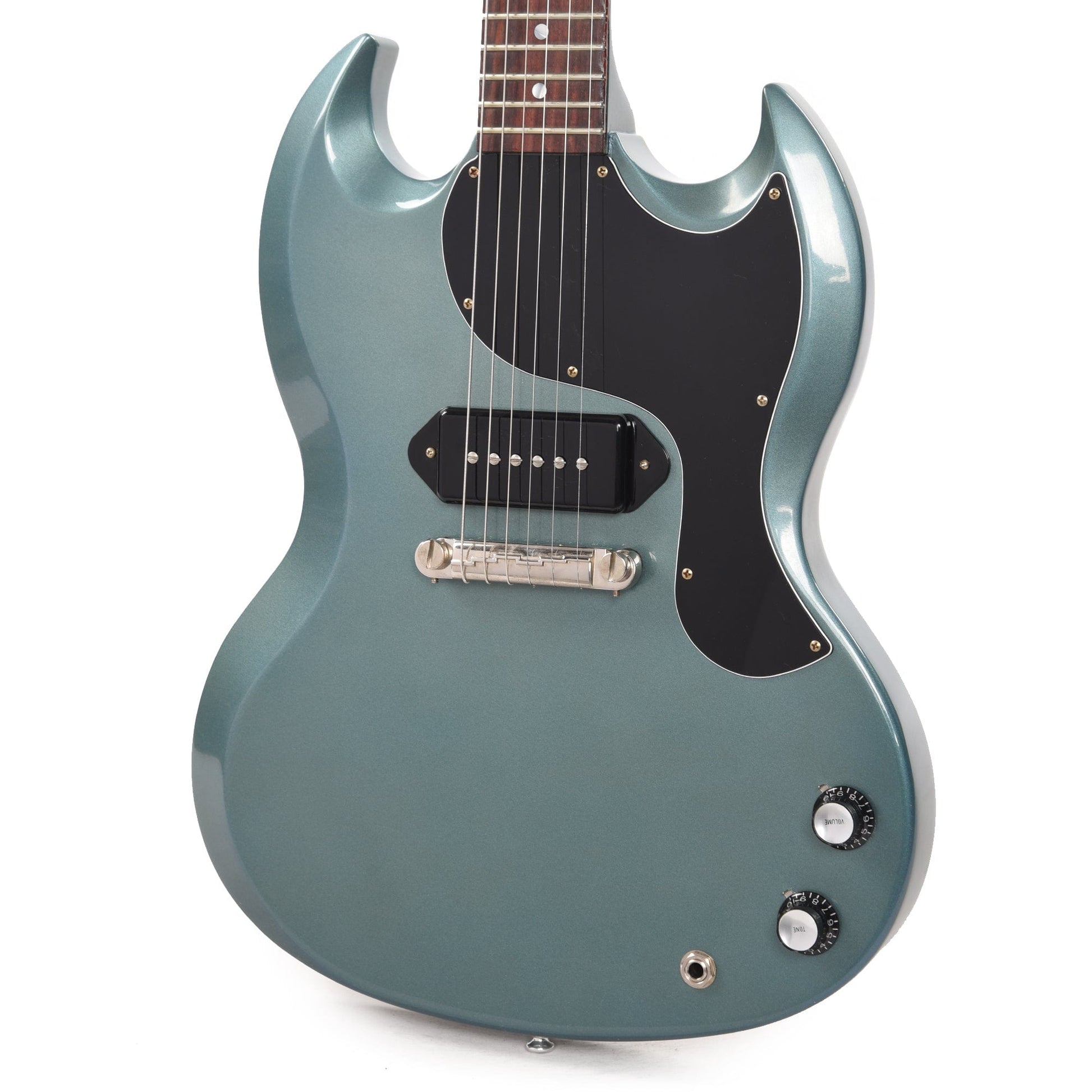 Gibson Custom Shop 1963 SG Junior Reissue "CME Spec" Heavy Antique Pelham Blue VOS Electric Guitars / Solid Body