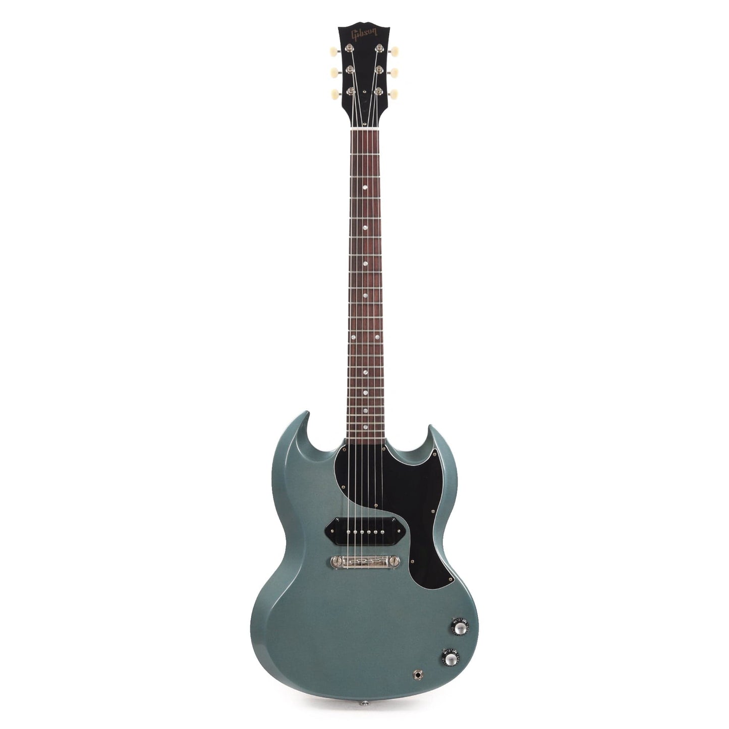 Gibson Custom Shop 1963 SG Junior Reissue "CME Spec" Heavy Antique Pelham Blue VOS Electric Guitars / Solid Body