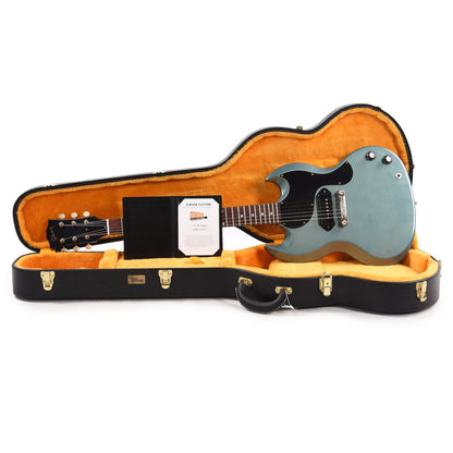 Gibson Custom Shop 1963 SG Junior Reissue "CME Spec" Heavy Antique Pelham Blue VOS Electric Guitars / Solid Body