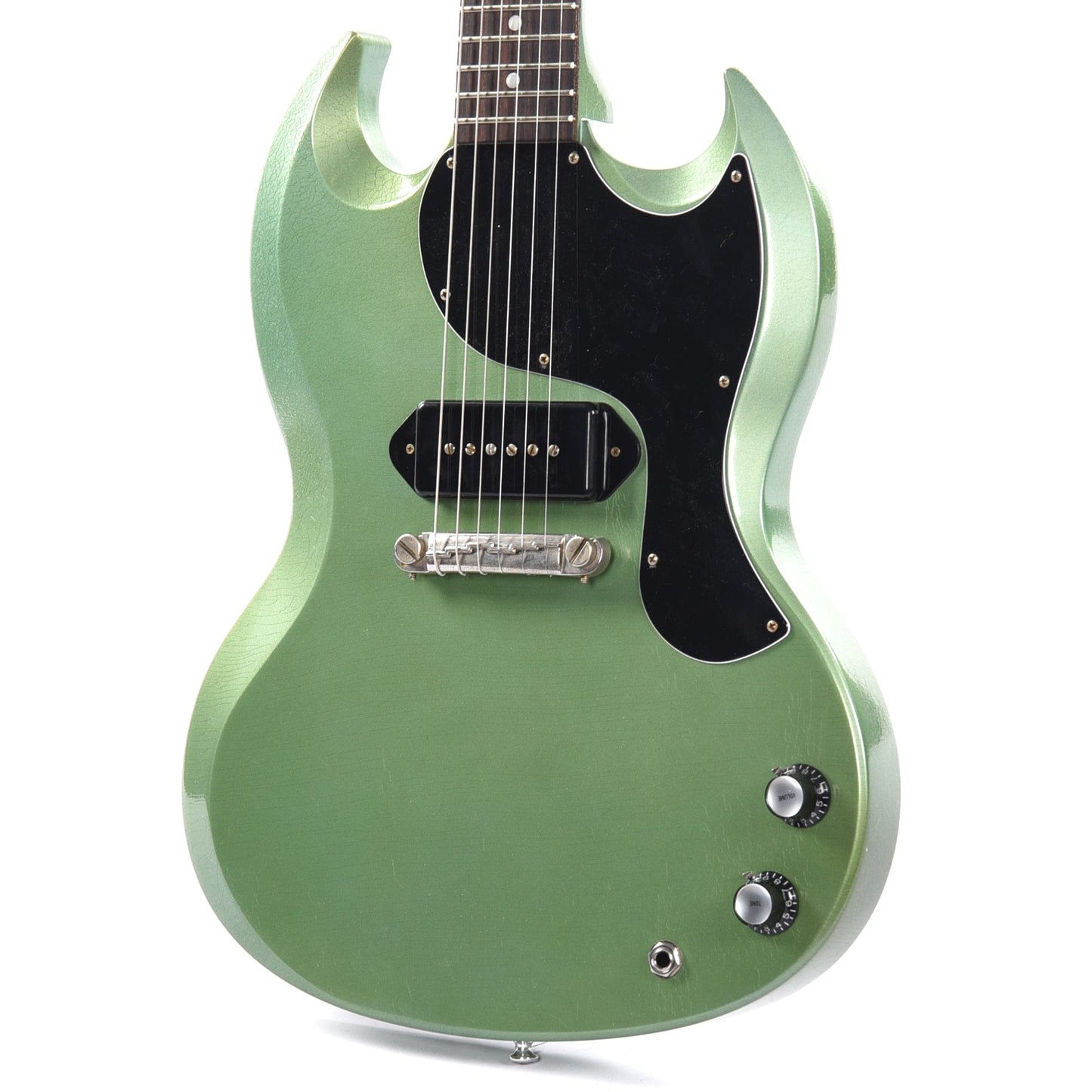 Gibson Custom Shop 1963 SG Junior Reissue Heavy Antique Inverness Green Poly Murphy Lab Ultra Light Aged Electric Guitars / Solid Body