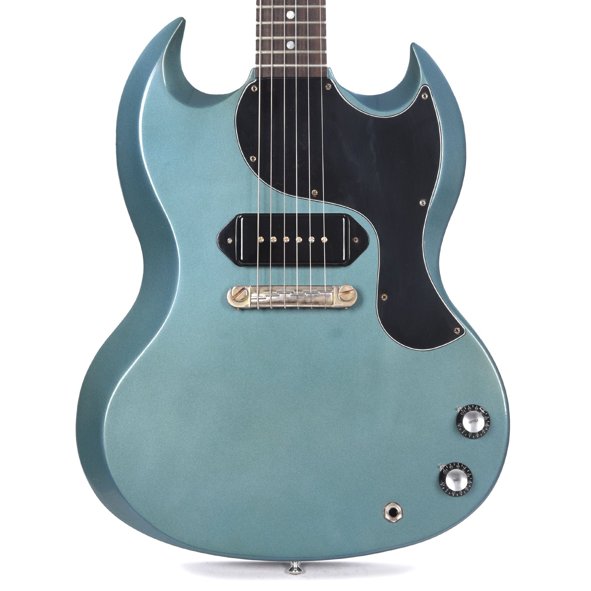 Gibson Custom Shop 1963 SG Junior Reissue Heavy Antique Pelham Blue VOS Electric Guitars / Solid Body