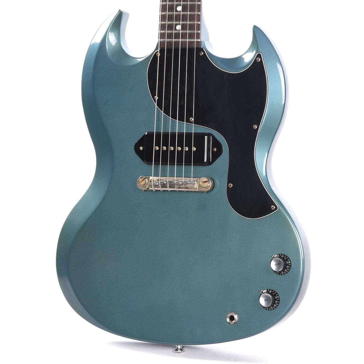 Gibson Custom Shop 1963 SG Junior Reissue Heavy Antique Pelham Blue VOS Electric Guitars / Solid Body