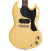 Gibson Custom Shop 1963 SG Junior Reissue Heavy Antique Polaris White Murphy Lab Ultra Light Aged Electric Guitars / Solid Body