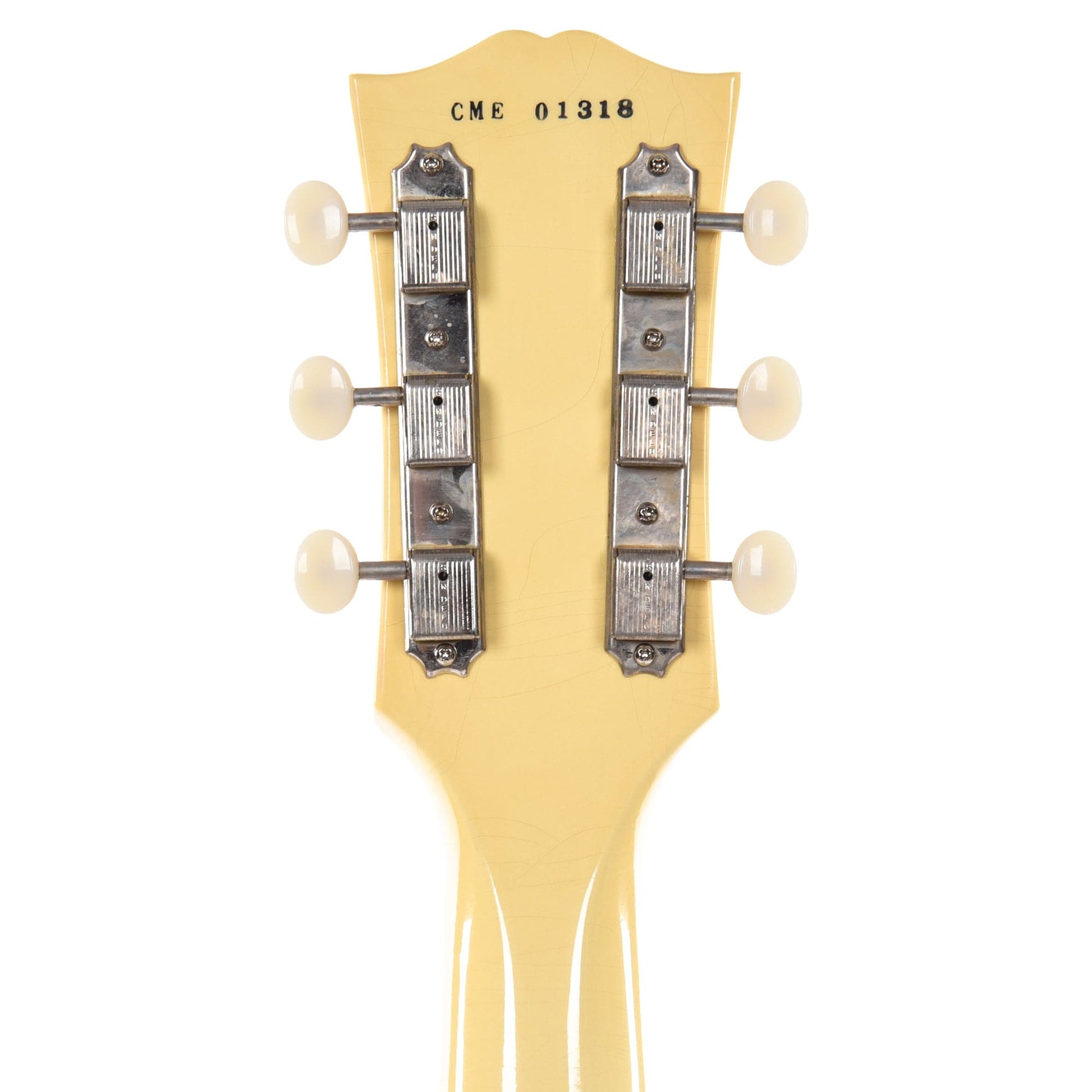 Gibson Custom Shop 1963 SG Junior Reissue Heavy Antique Polaris White Murphy Lab Ultra Light Aged Electric Guitars / Solid Body