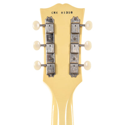 Gibson Custom Shop 1963 SG Junior Reissue Heavy Antique Polaris White Murphy Lab Ultra Light Aged Electric Guitars / Solid Body