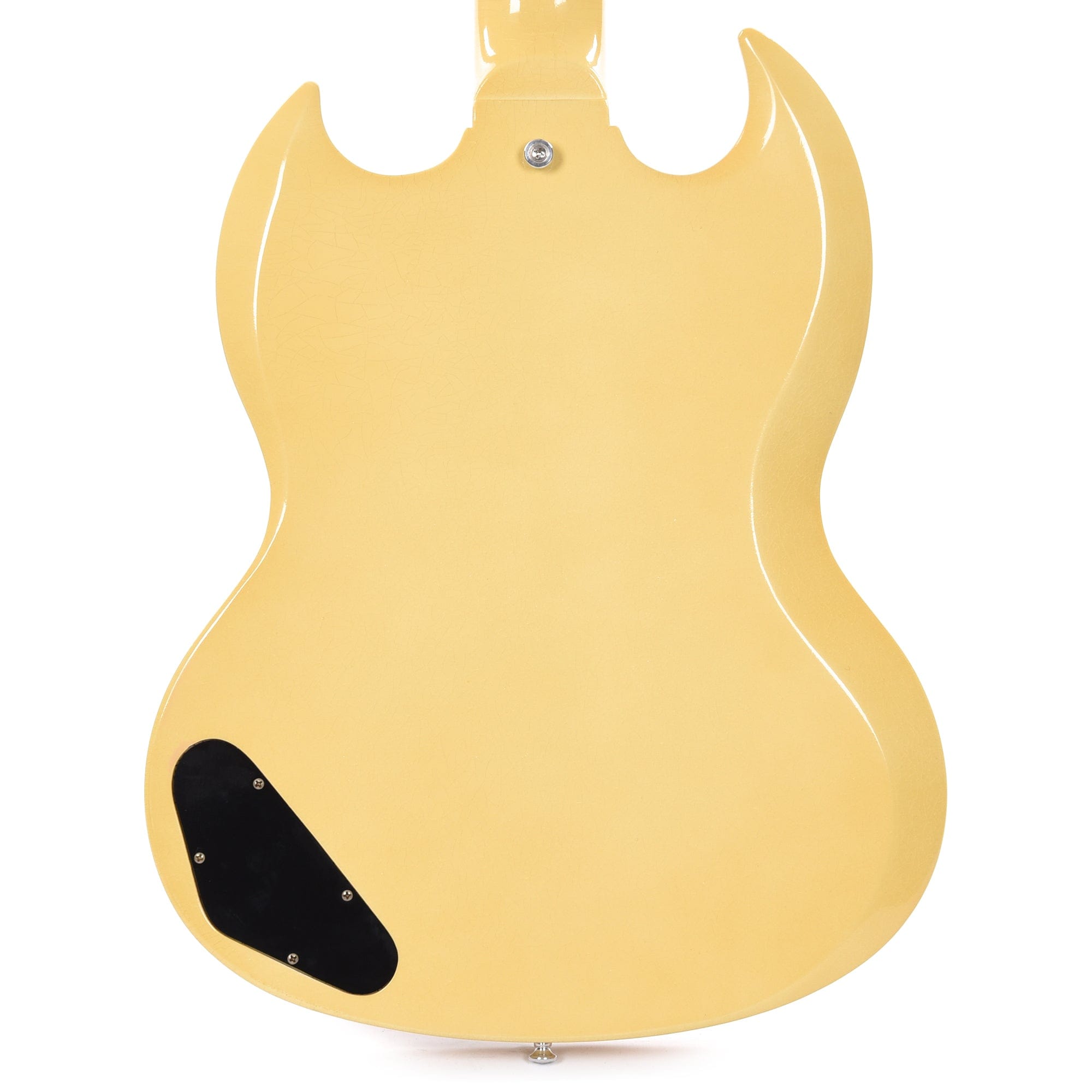 Gibson Custom Shop 1963 SG Junior Reissue Heavy Antique Polaris White Murphy Lab Ultra Light Aged Electric Guitars / Solid Body